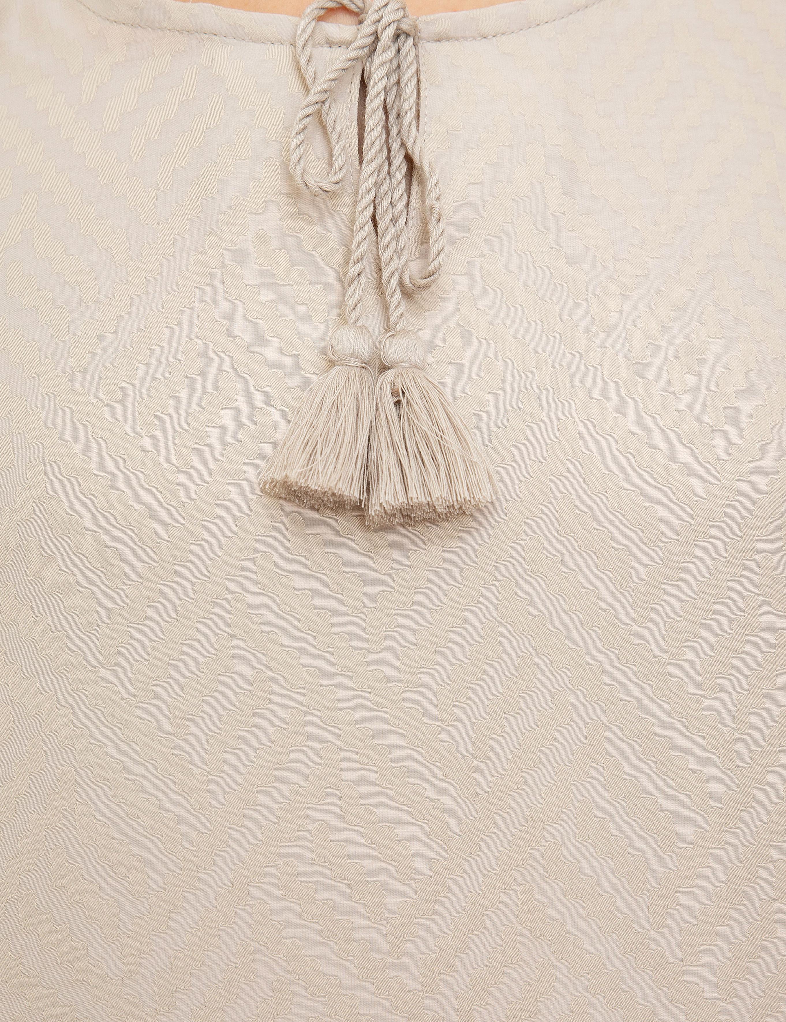 Gri Comfort Fashion Yaka Bluz