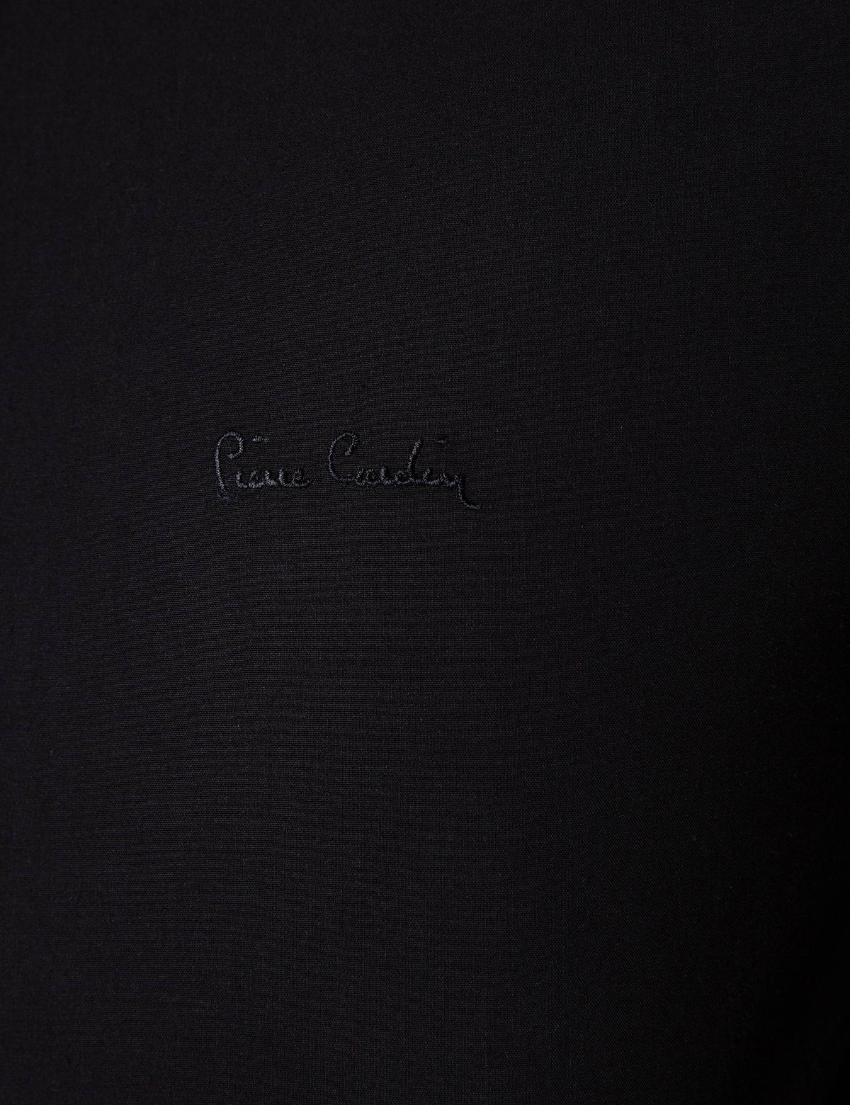 Siyah Slim Fit Uzun Kollu Basic Gömlek - 50204593012