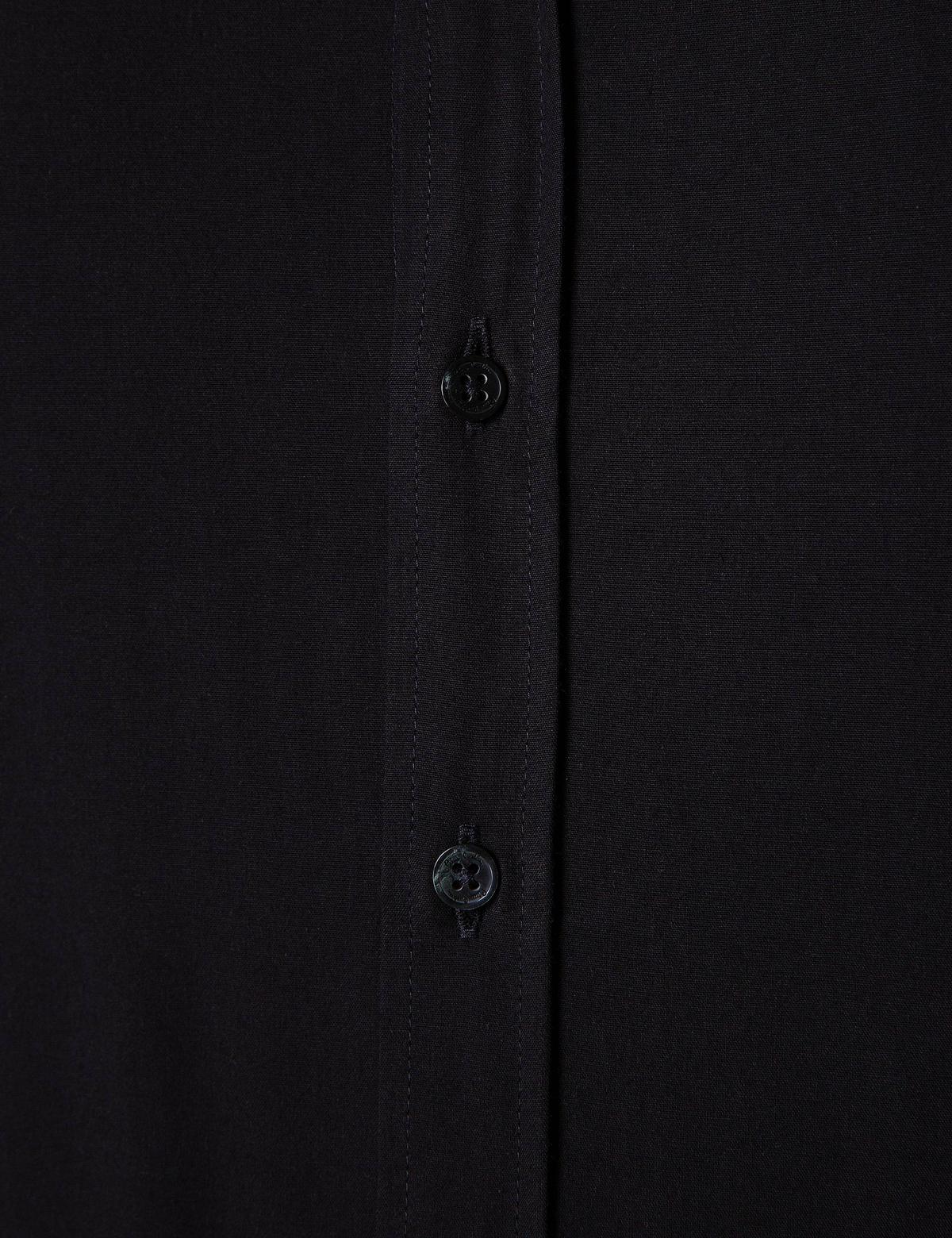 Siyah Slim Fit Uzun Kollu Basic Gömlek - 50204593012