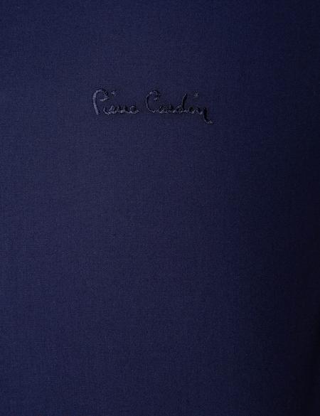 Lacivert Slim Fit Uzun Kollu Basic Gömlek - 50204593032