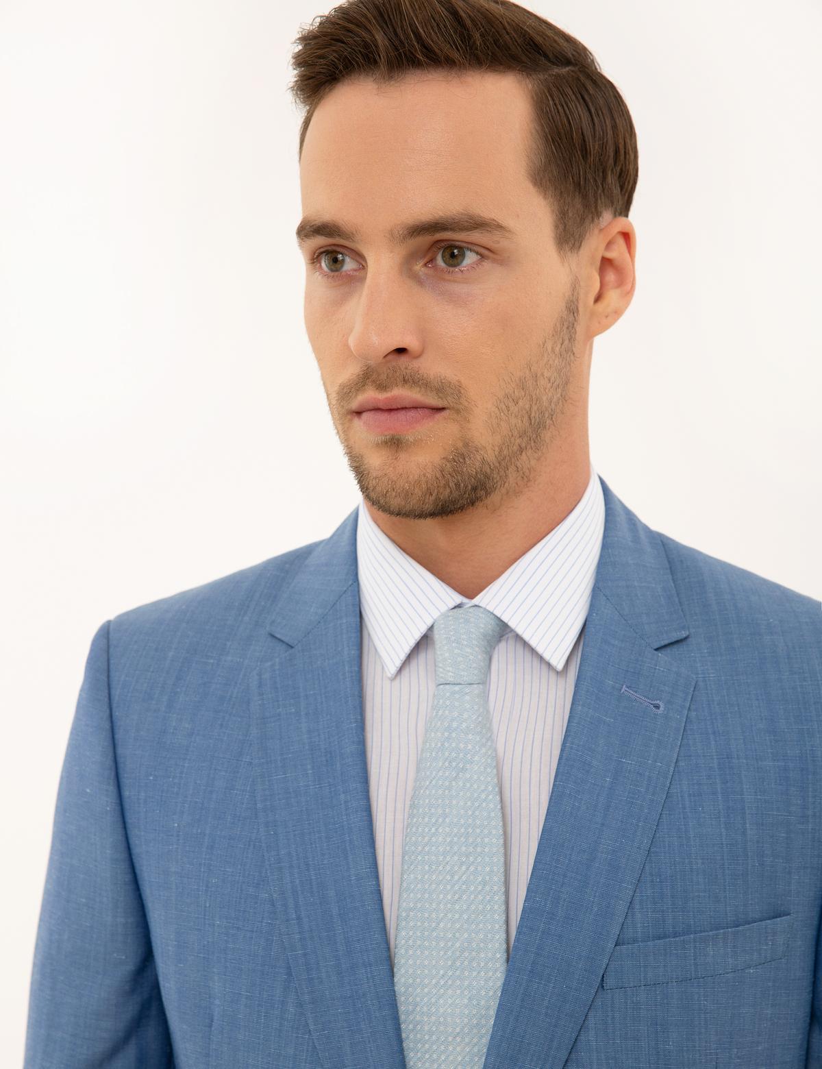 Koyu Mavi Slim Fit Takım Elbise - 50208813011