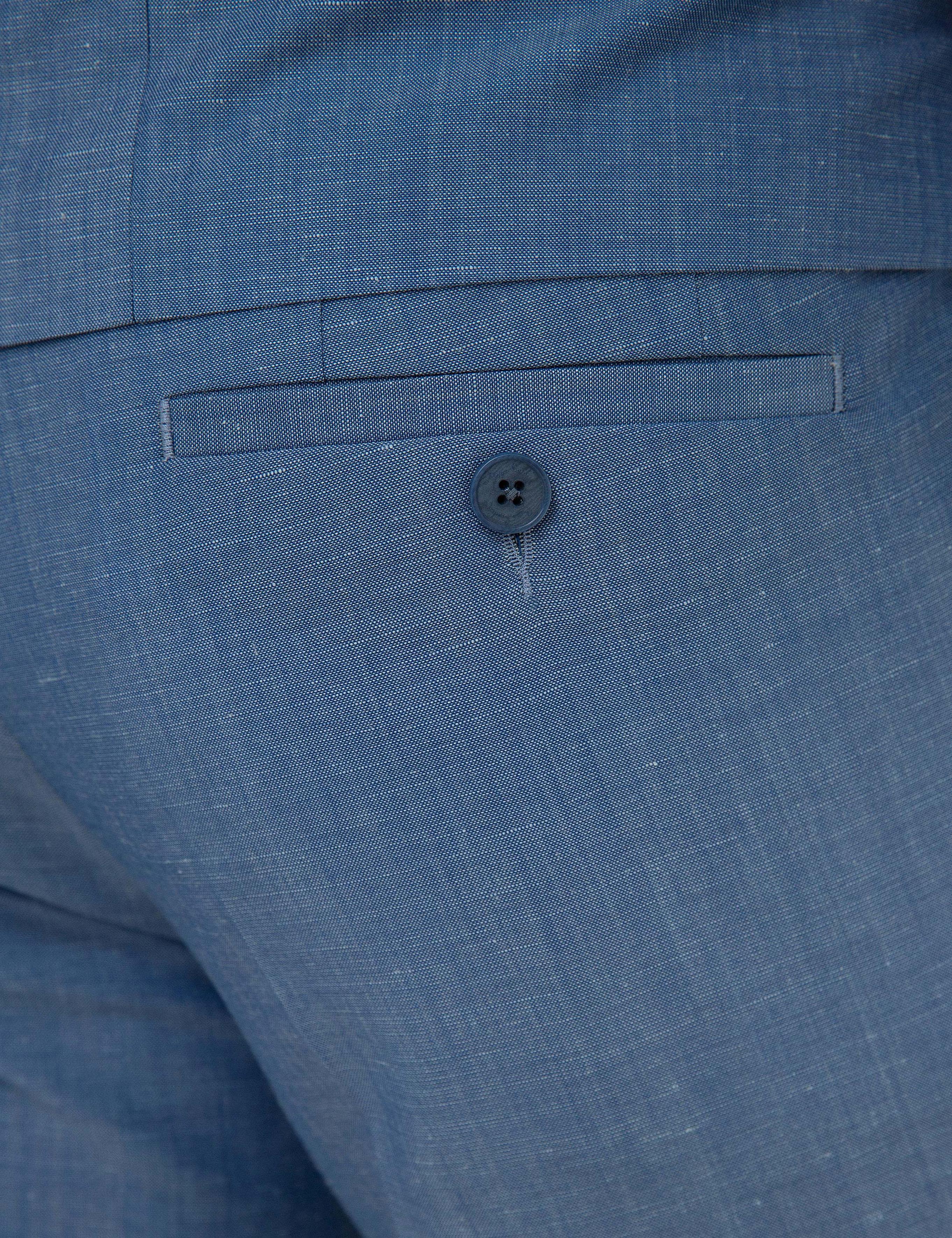 Koyu Mavi Slim Fit Takım Elbise