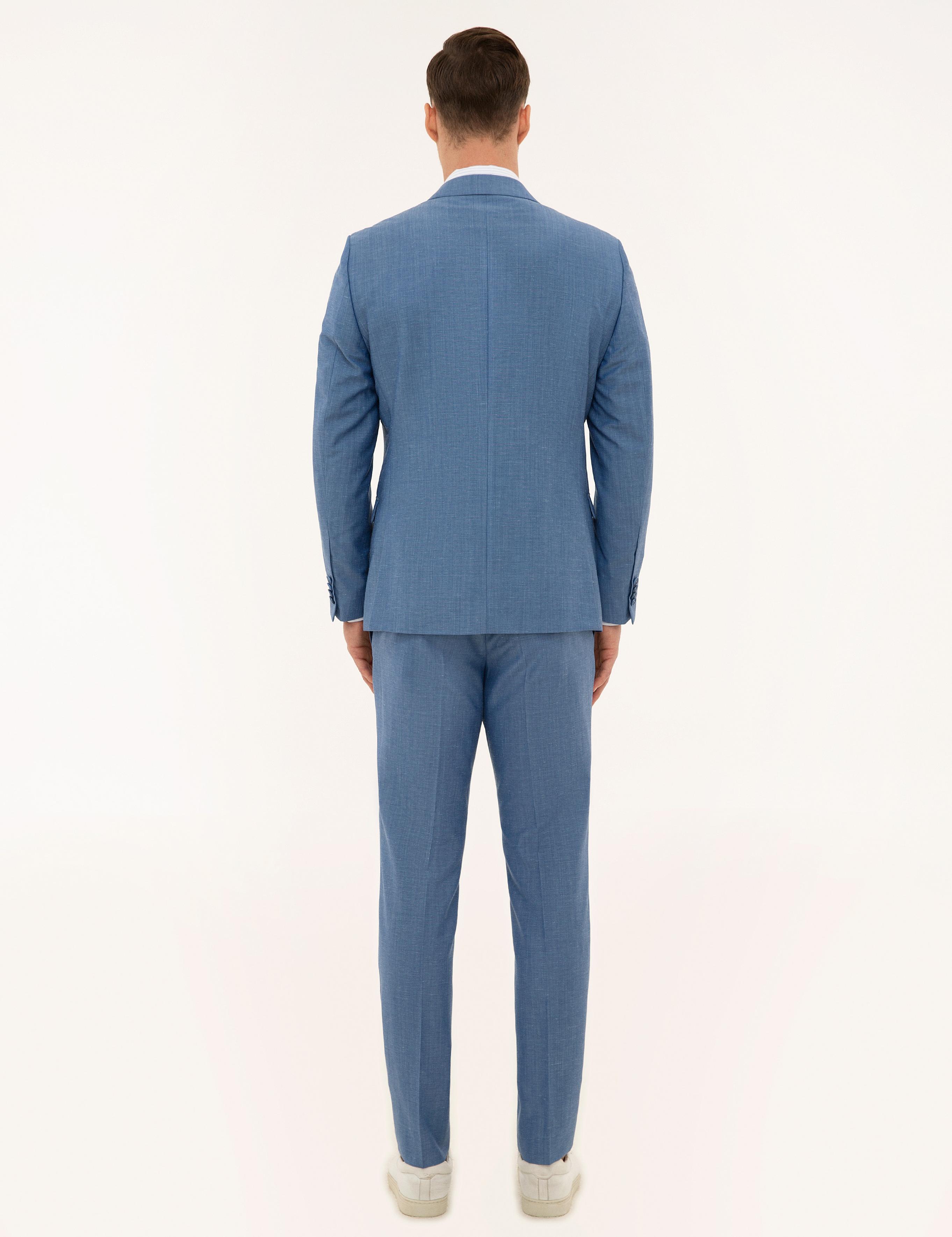 Koyu Mavi Slim Fit Takım Elbise