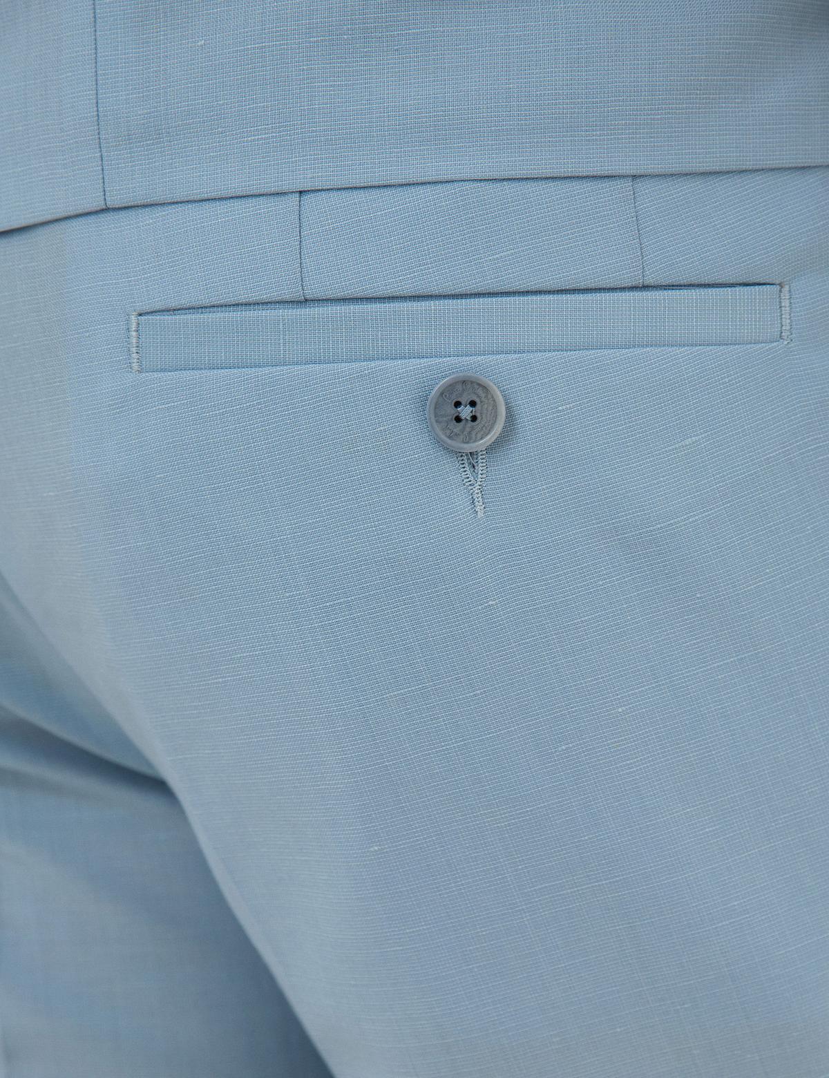 Açık Mavi Slim Fit Takım Elbise - 50208813041