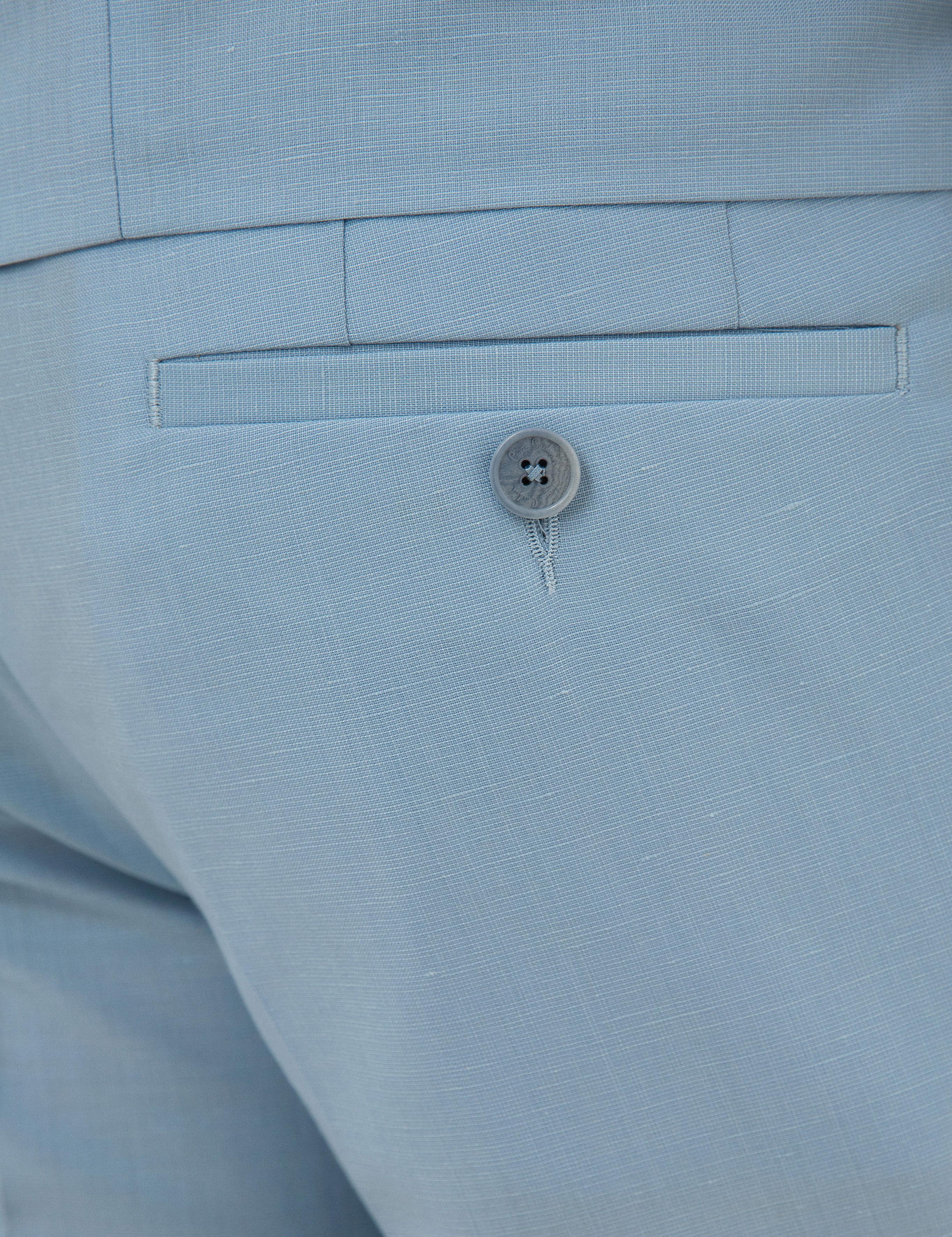 Açık Mavi Slim Fit Takım Elbise