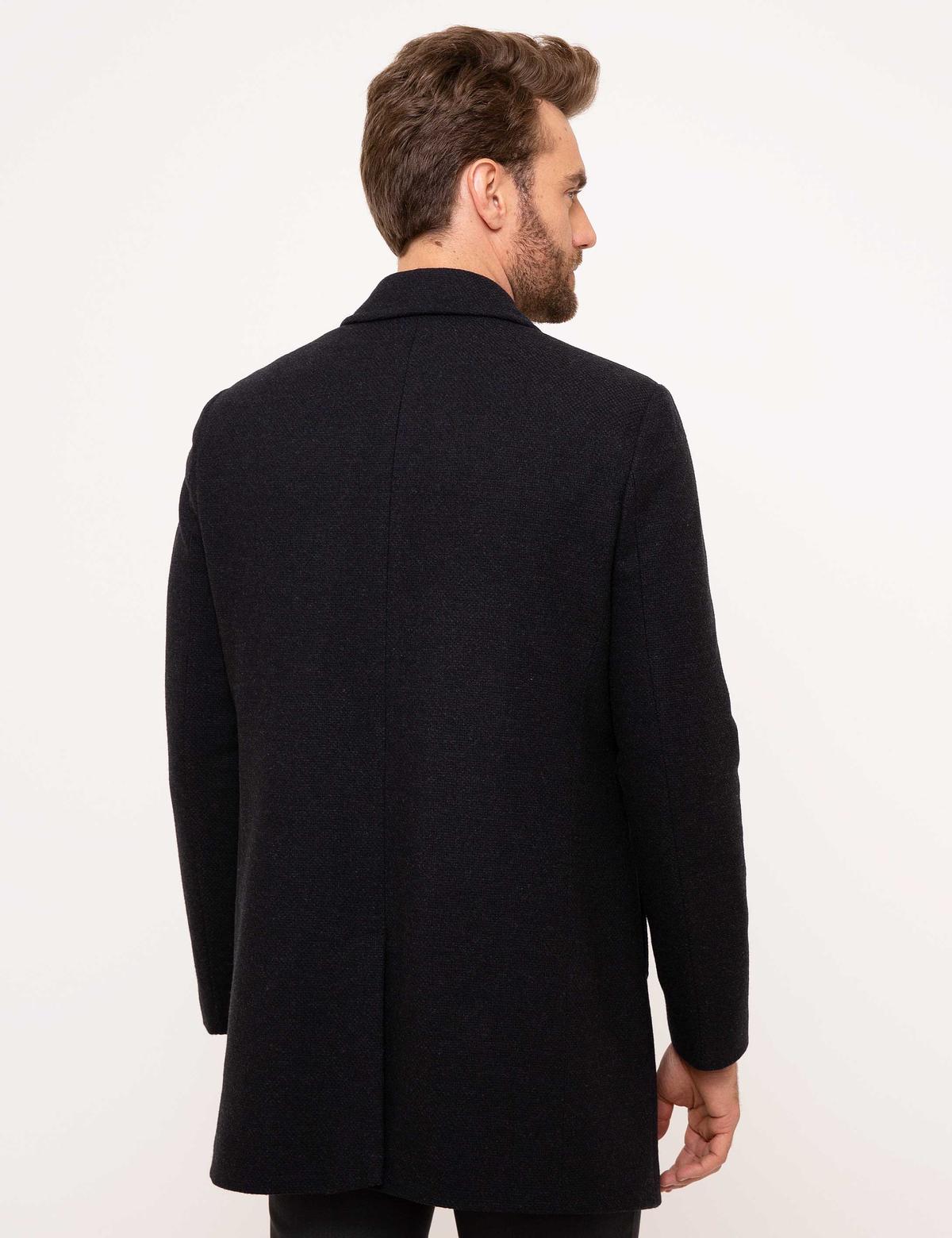 Antrasit Slim Fit Palto - 50210267006