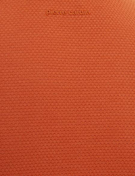 Kırmızı Slim Fit Bisiklet Yaka Tişört - 50218553037