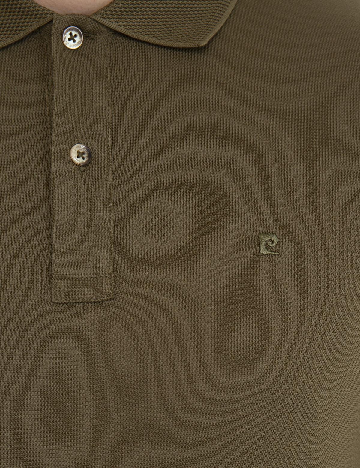 Açık Haki Slim Fit Basic Tişört - 50232388037