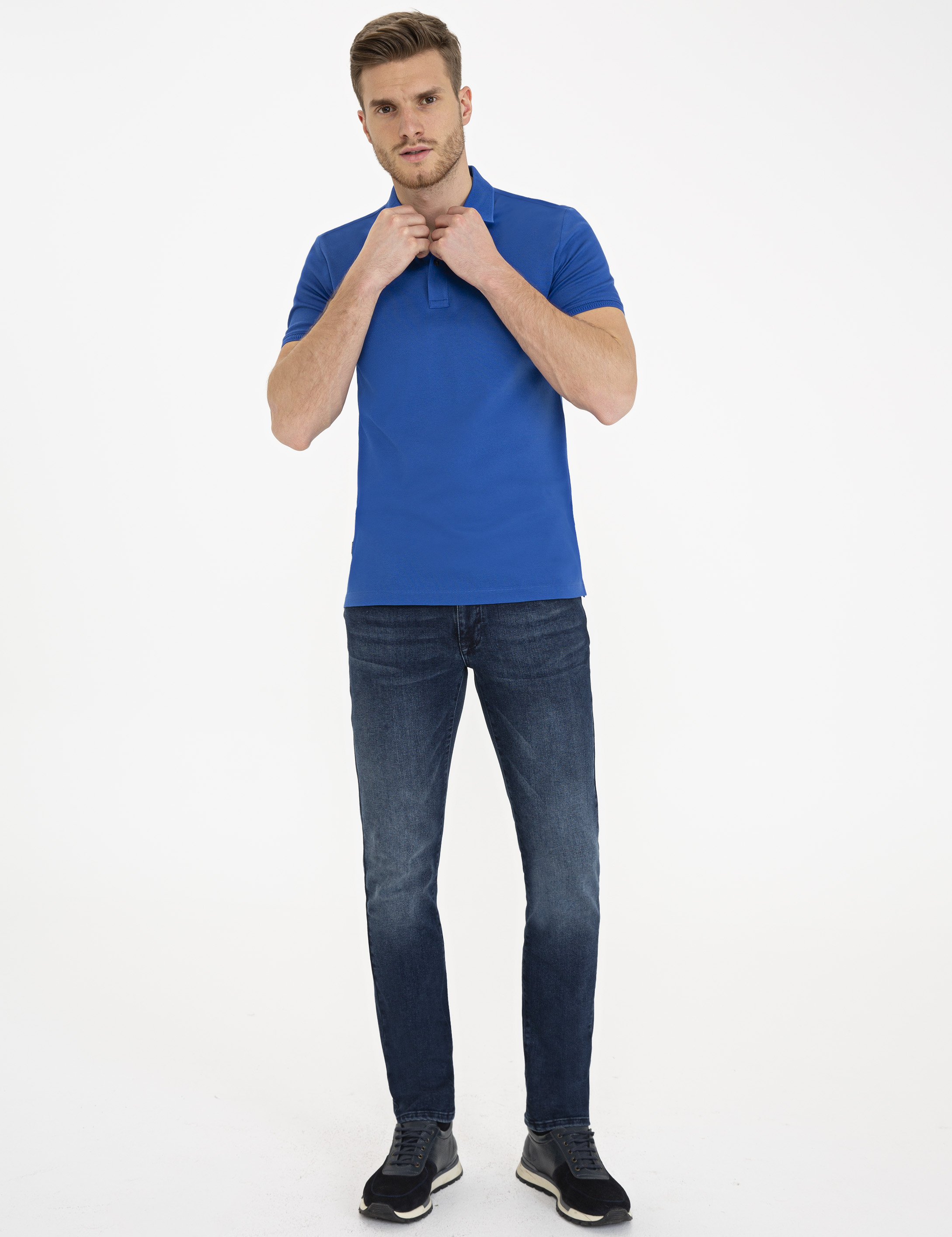 Saks Slim Fit Basic Tişört - 50232388178