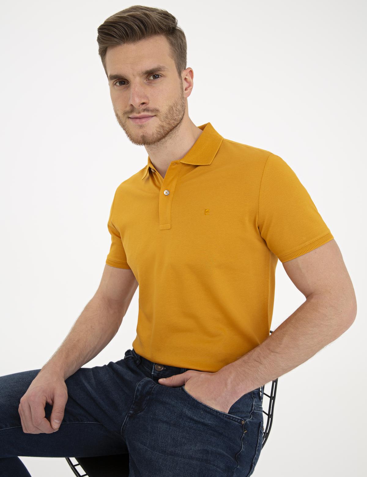 Safran Slim Fit Basic Polo Yaka T-Shirt - 50232388046