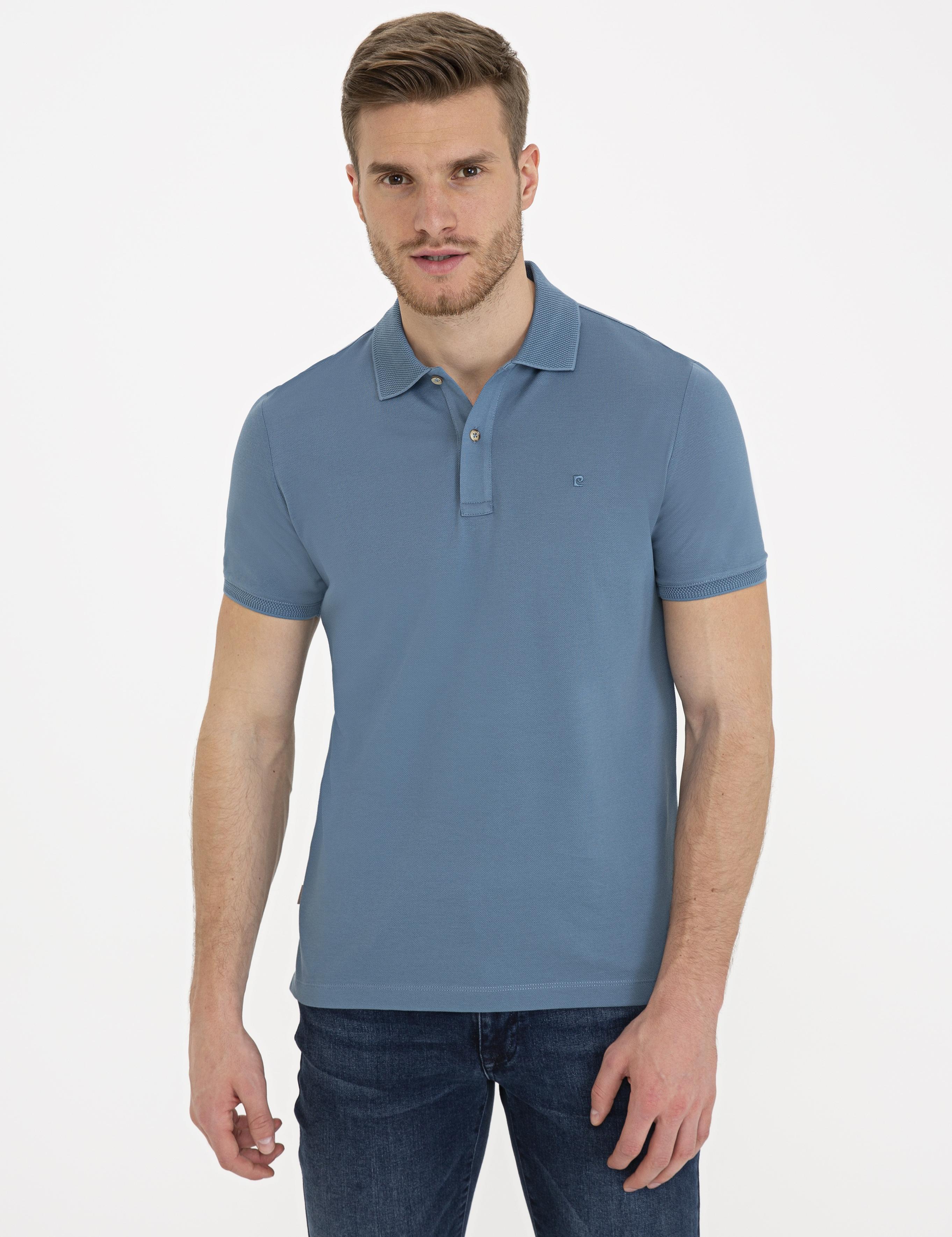Koyu Mint Yeşili Slim Fit Basic Polo Yaka T-Shirt