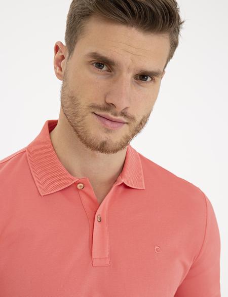Pembe Slim Fit Basic Polo Yaka T-Shirt - 50232388213