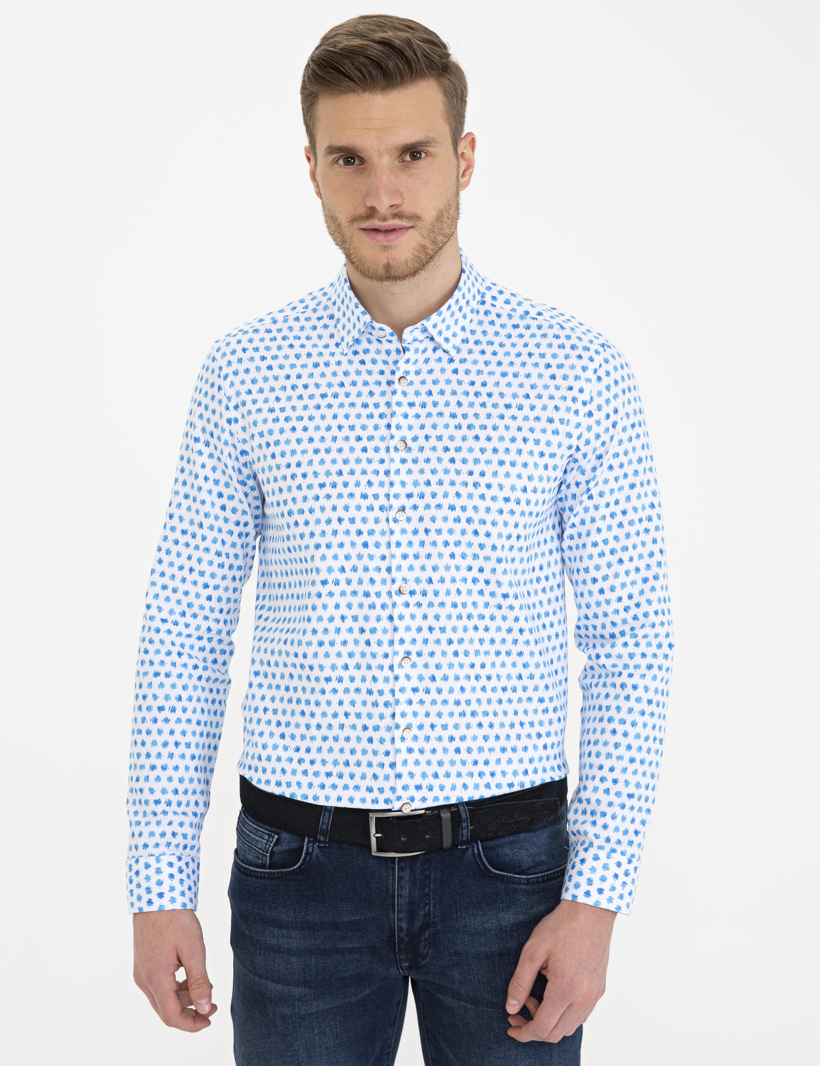 Saks Slim Fit Uzun Kollu Gömlek