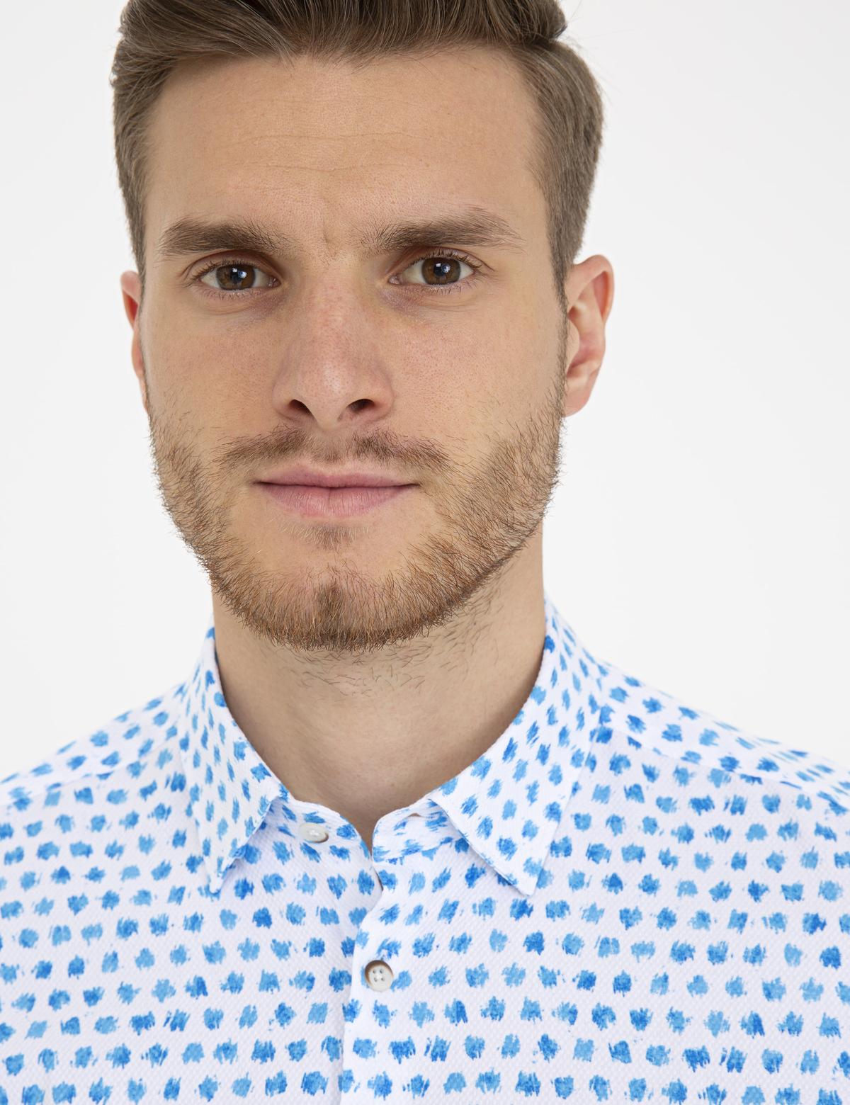 Saks Slim Fit Uzun Kollu Gömlek - 50232974011