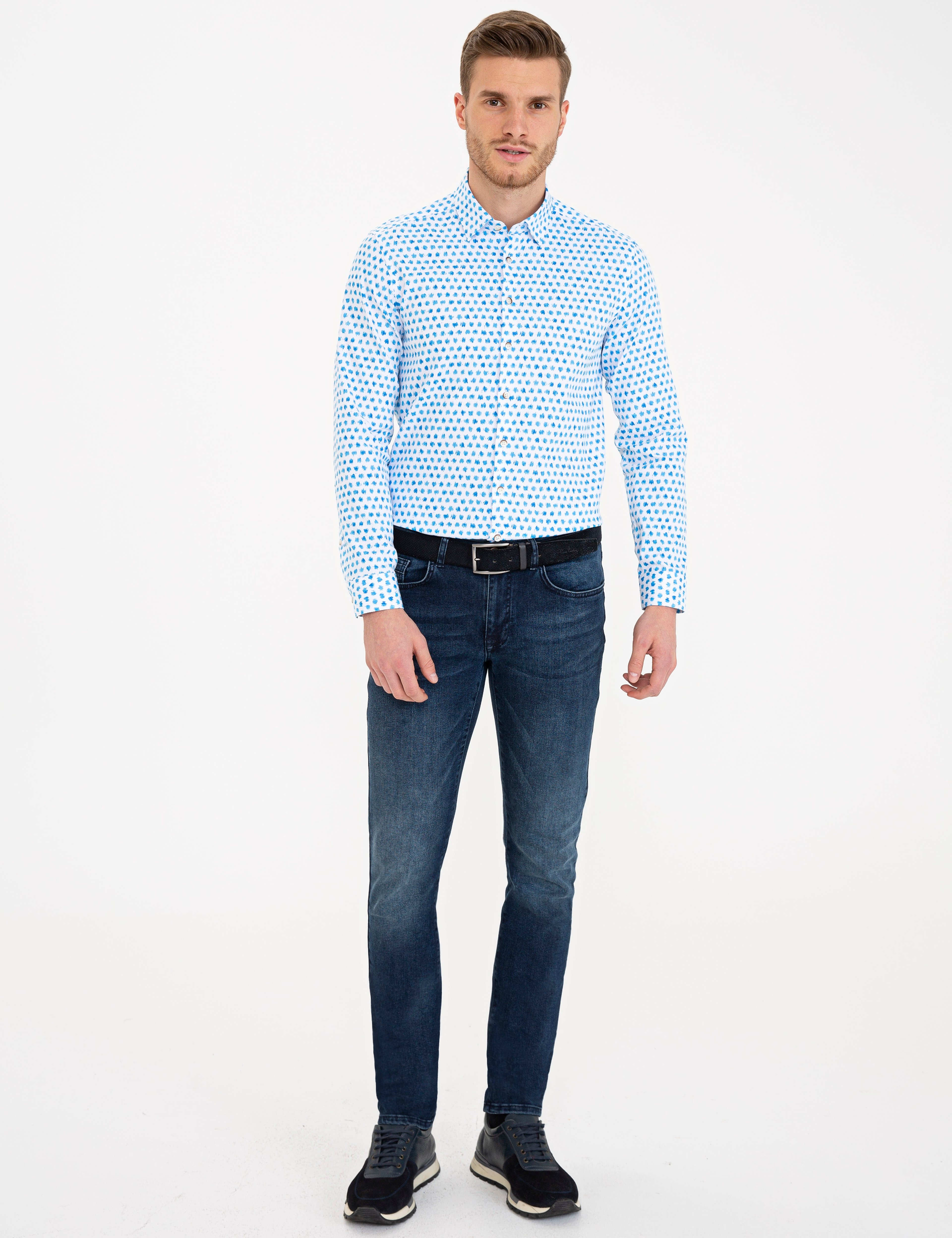 Saks Slim Fit Uzun Kollu Gömlek