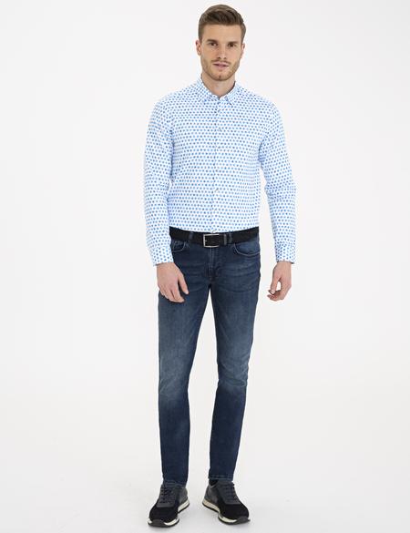 Saks Slim Fit Uzun Kollu Gömlek - 50232974011