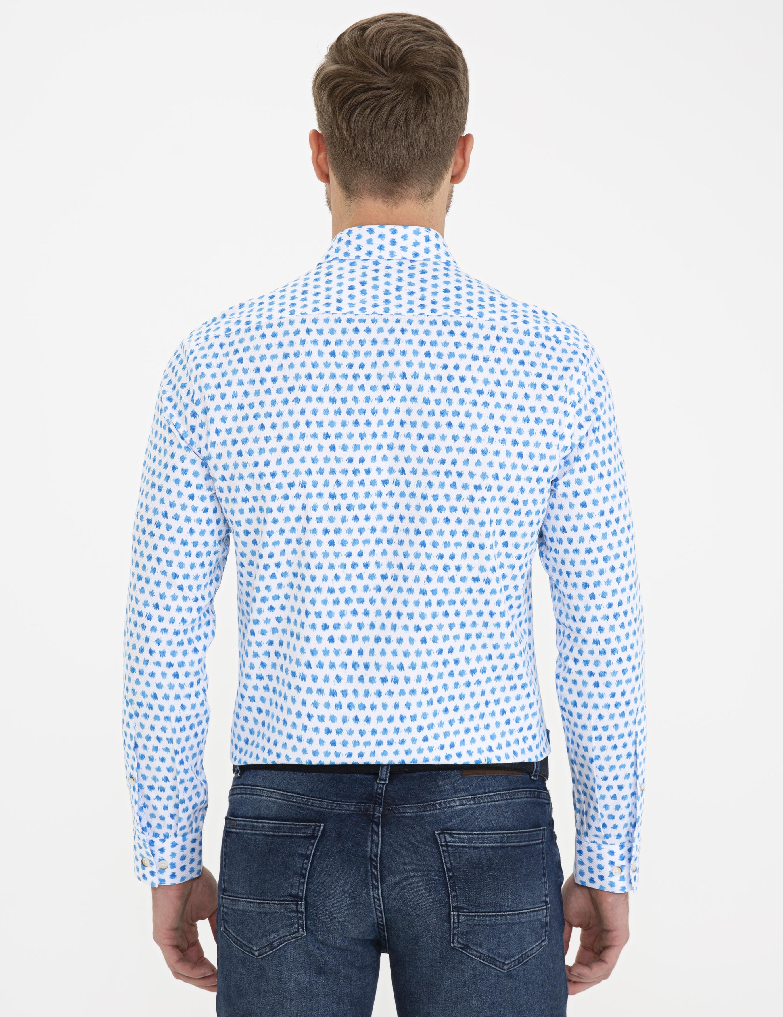 Saks Slim Fit Uzun Kollu Gömlek