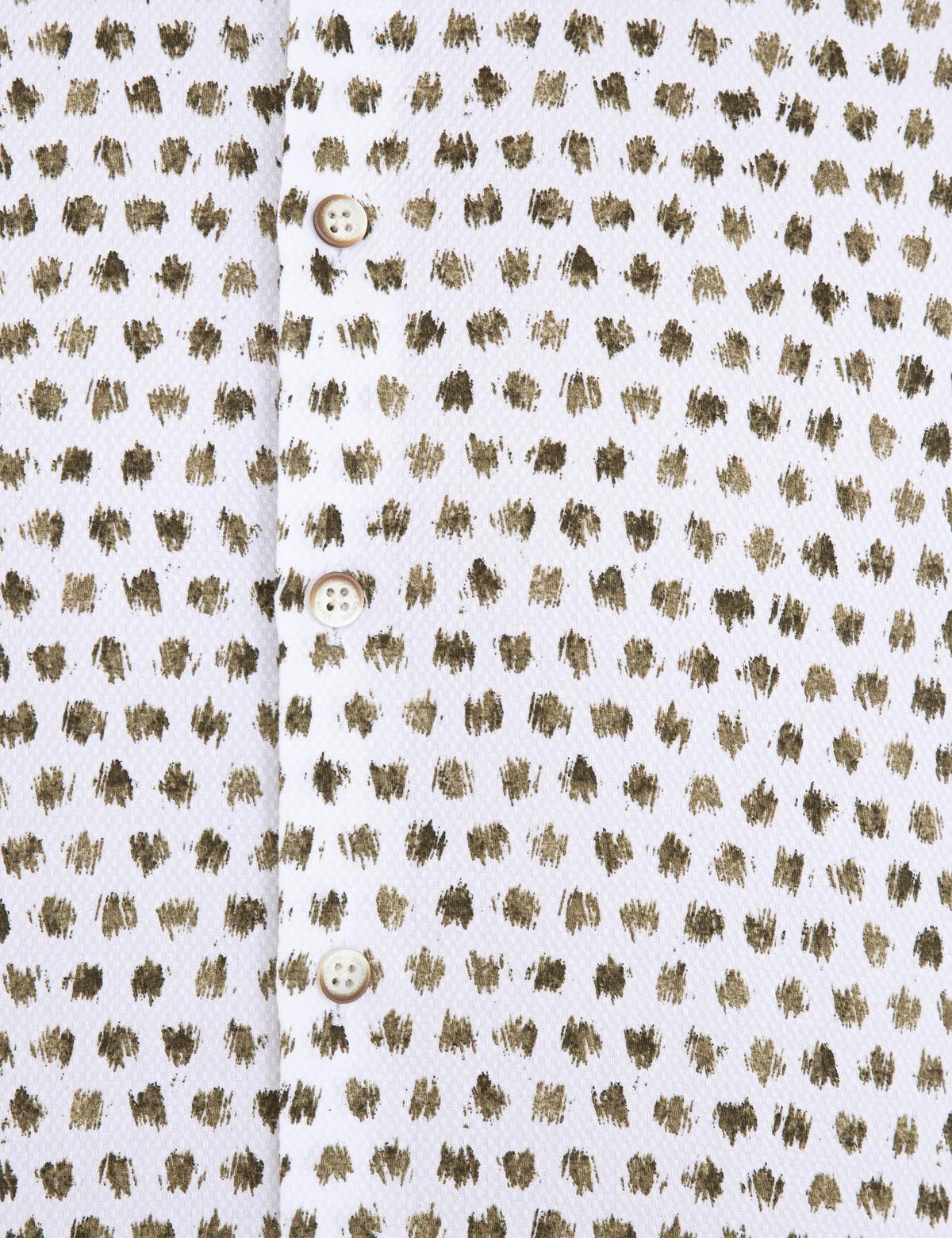 Haki Slim Fit Uzun Kollu Gömlek - 50232974040