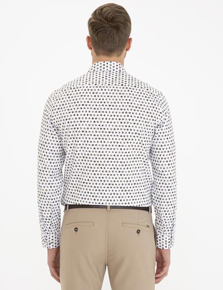 Haki Slim Fit Uzun Kollu Gömlek - 50232974040