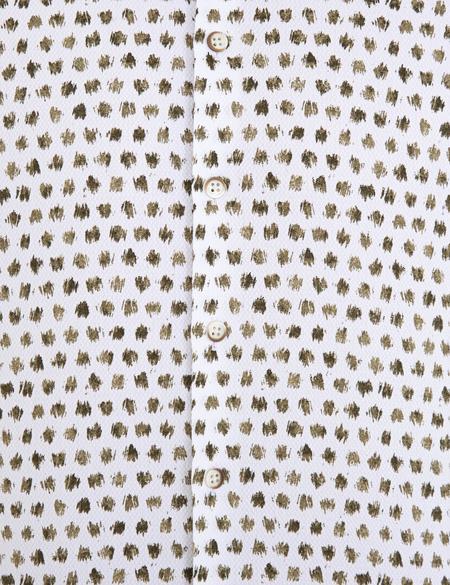 Haki Slim Fit Uzun Kollu Gömlek - 50232974040