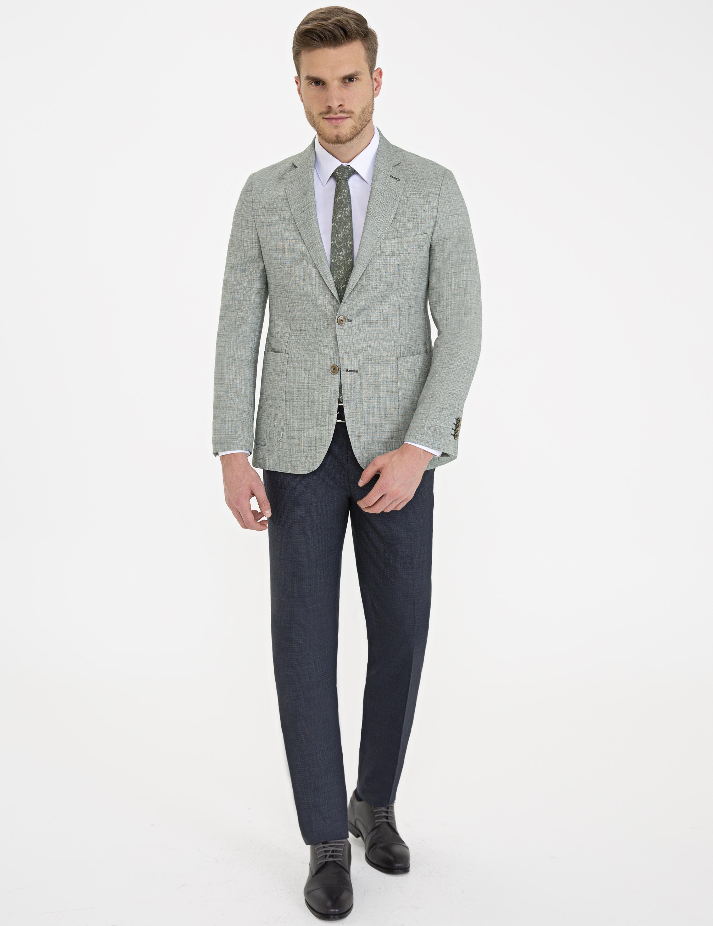 Açık Haki Ex. Slim Fit Ceket