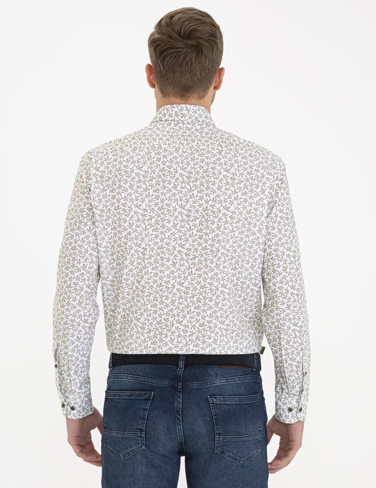 Haki Regular Fit Uzun Kollu Gömlek - 50233052020