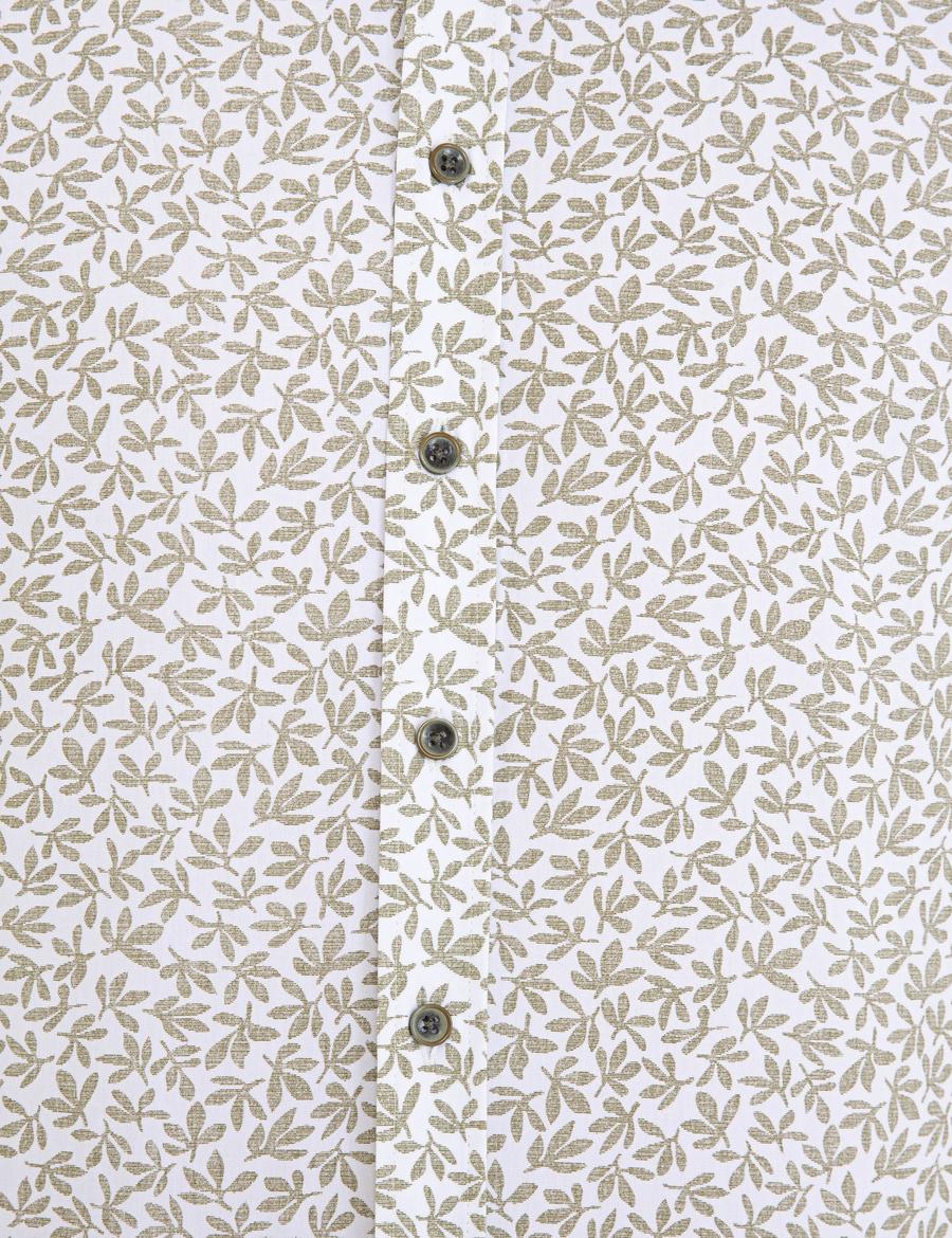 Haki Regular Fit Uzun Kollu Gömlek