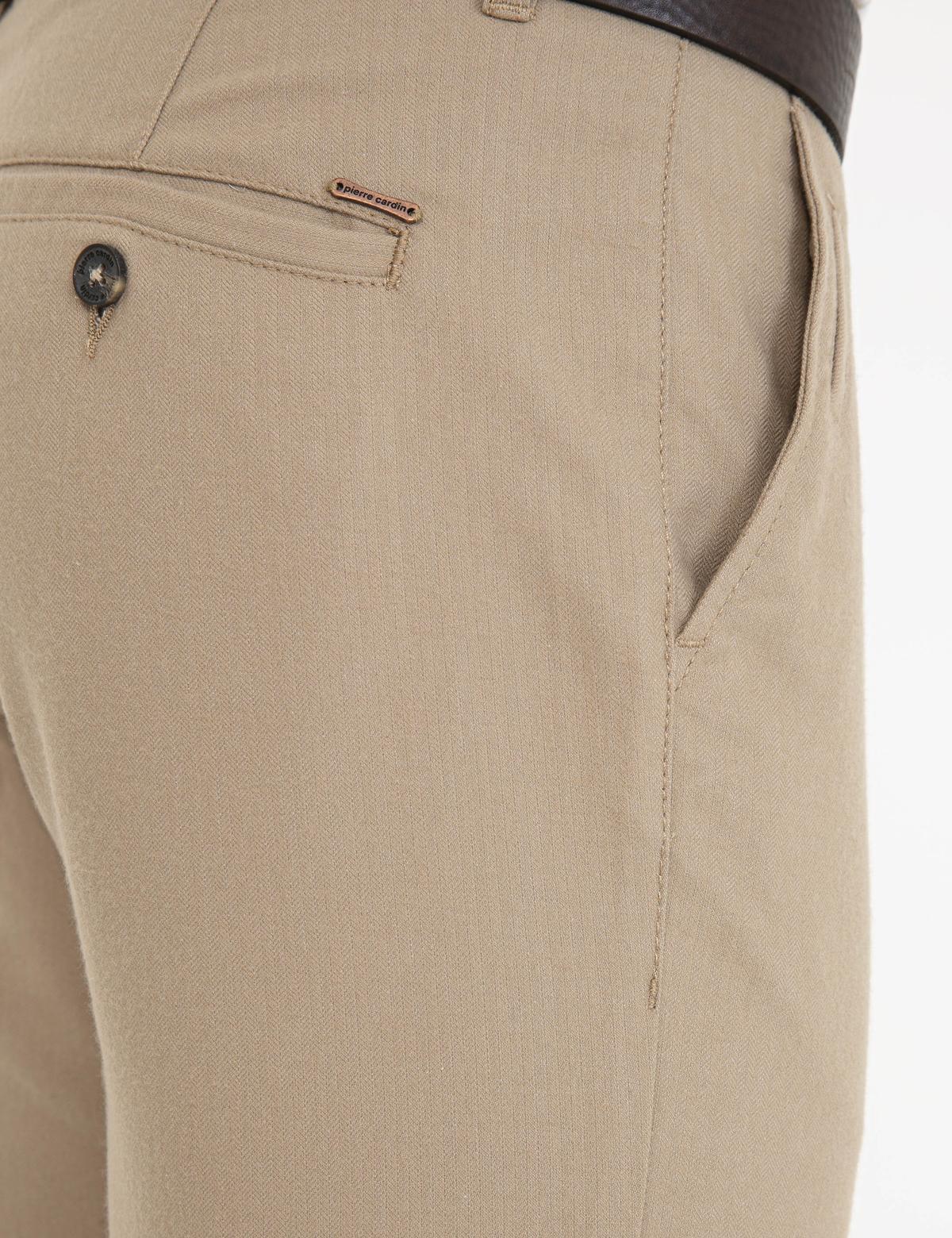 Bej Slim Fit Kanvas Pantolon - 50230176082