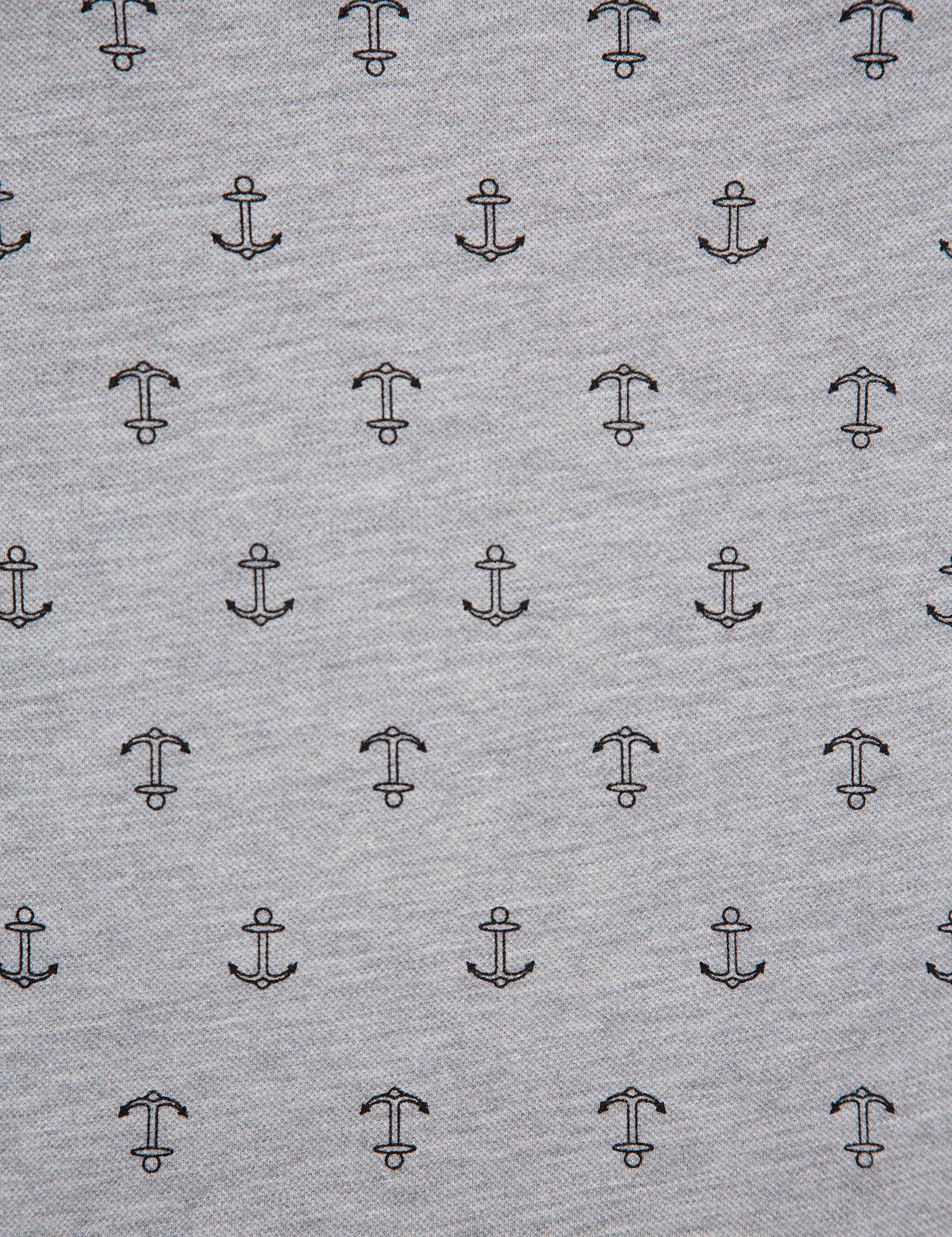 Gri Slim Fit Polo Yaka T-Shirt