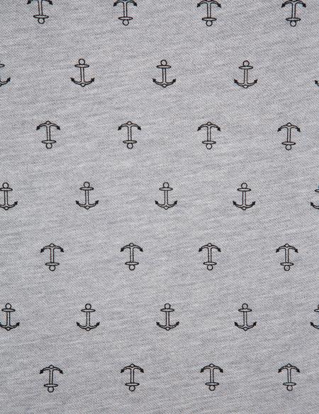 Gri Slim Fit Polo Yaka T-Shirt - 50195160158