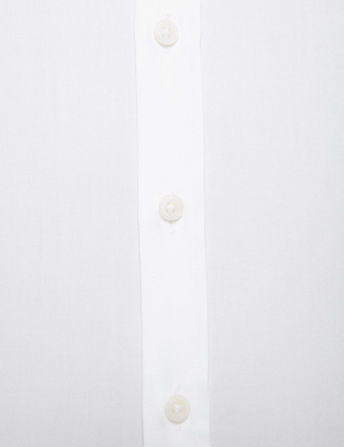 Beyaz Slim Fit Basic Gömlek - 50197136023