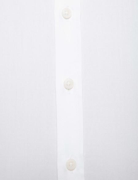 Beyaz Slim Fit Basic Gömlek - 50197136023