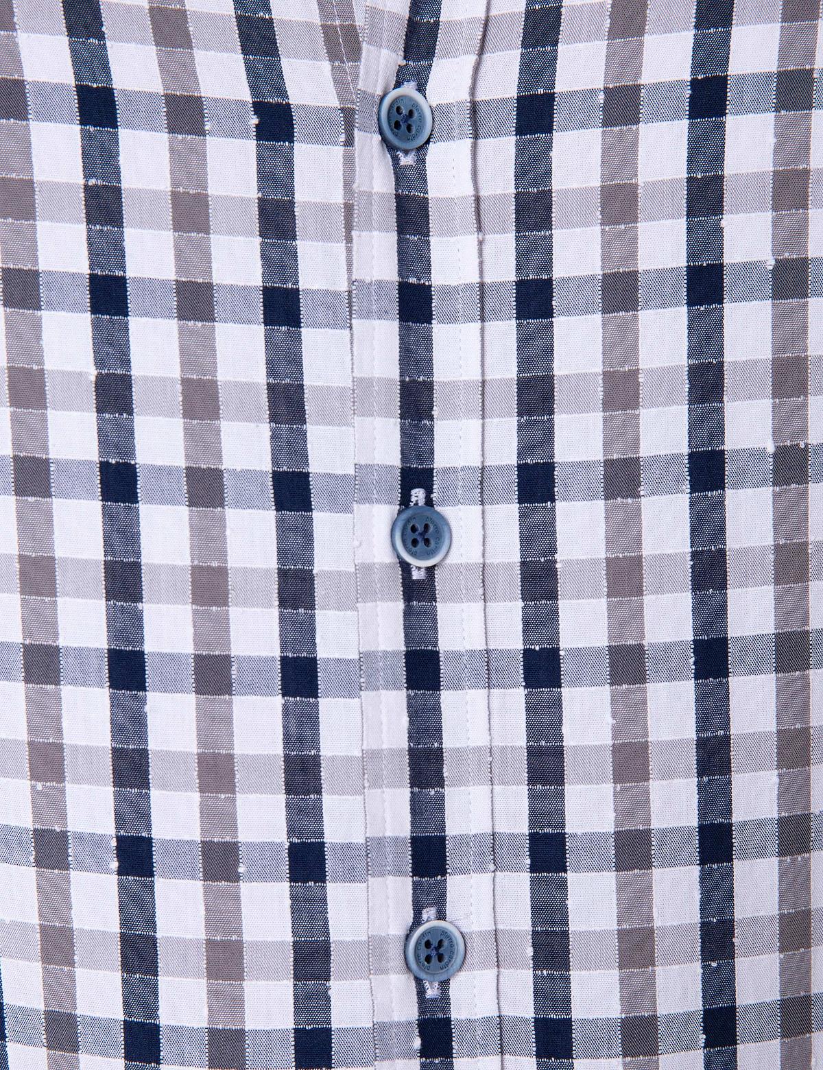 Lacivert Slim Fit Uzun Kollu Gömlek - 50200479001