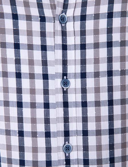 Lacivert Slim Fit Uzun Kollu Gömlek - 50200479001