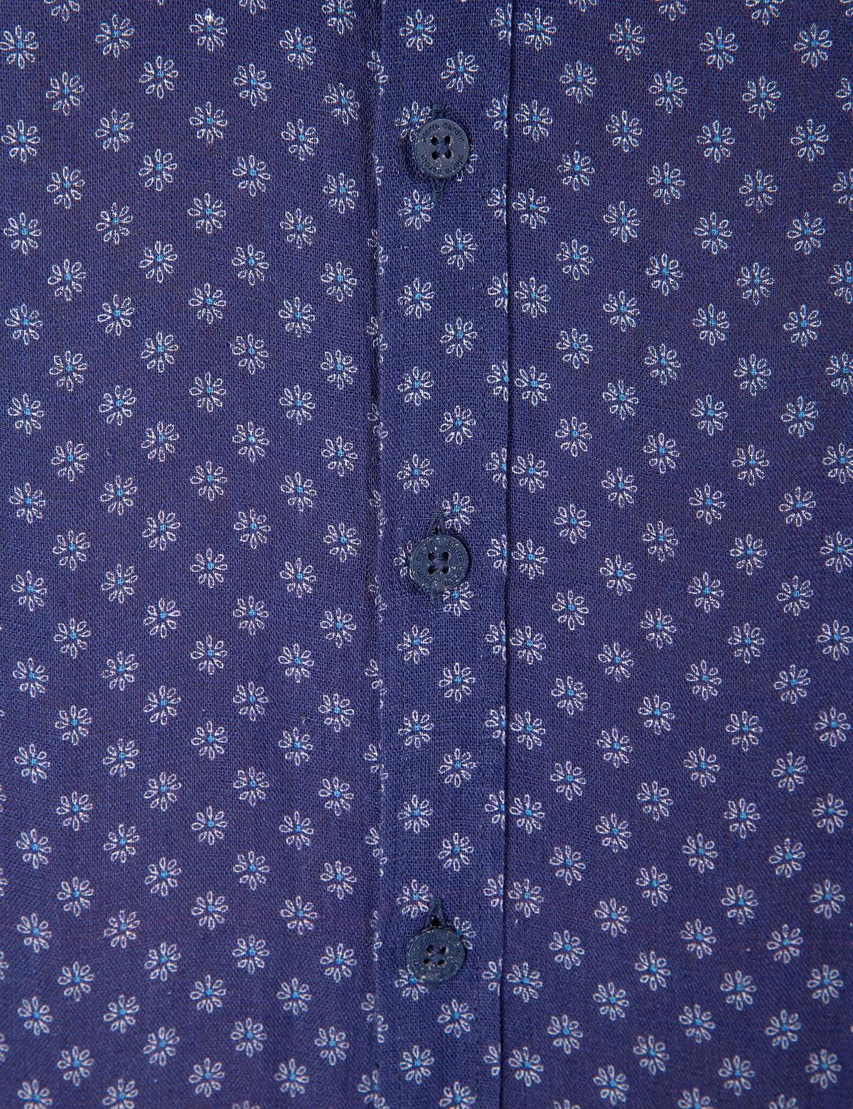 Lacivert Regular Fit Uzun Kollu Gömlek - 50200507034