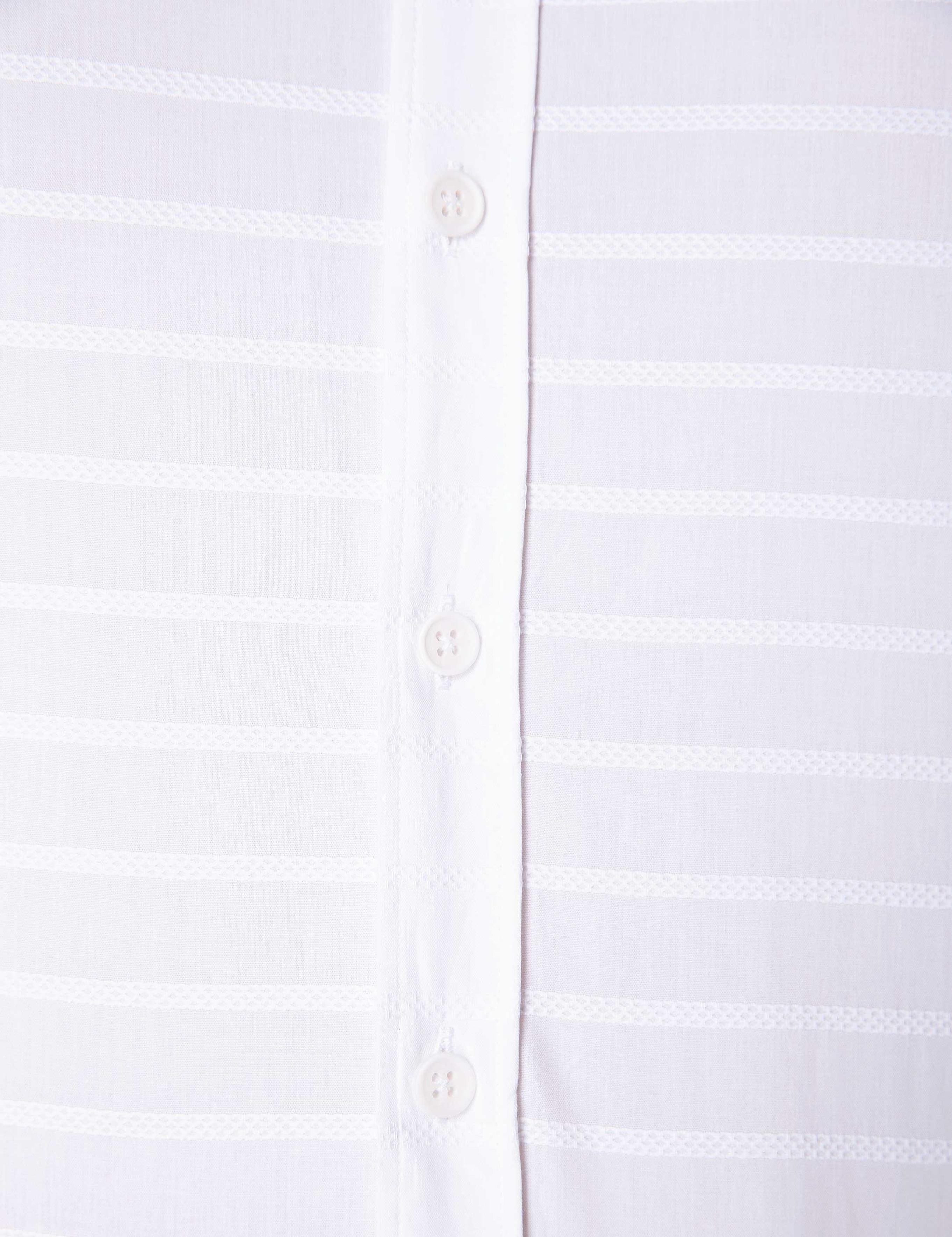 Beyaz Slim Fit Uzun Kollu Gömlek