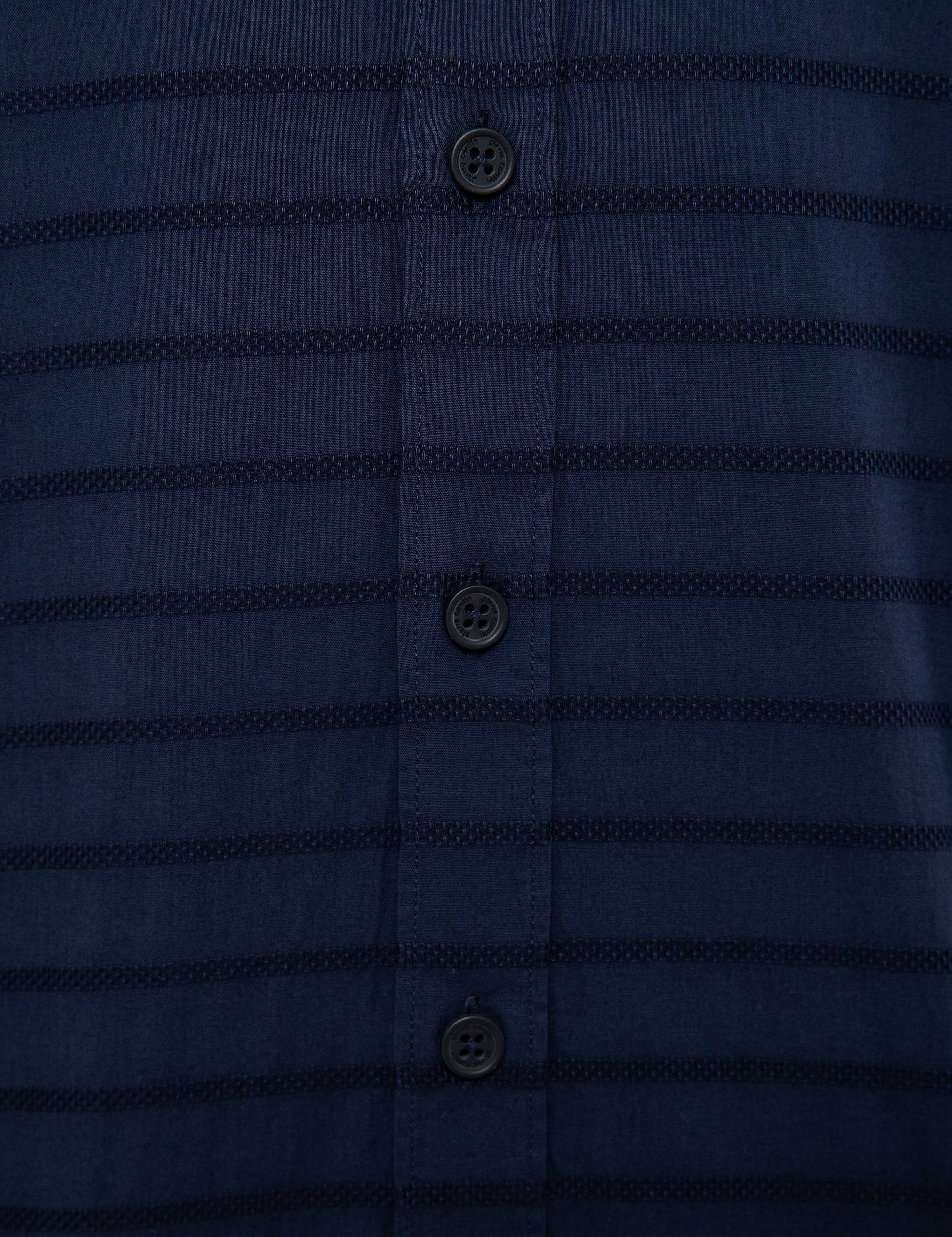 Lacivert Slim Fit Gömlek - Image 6