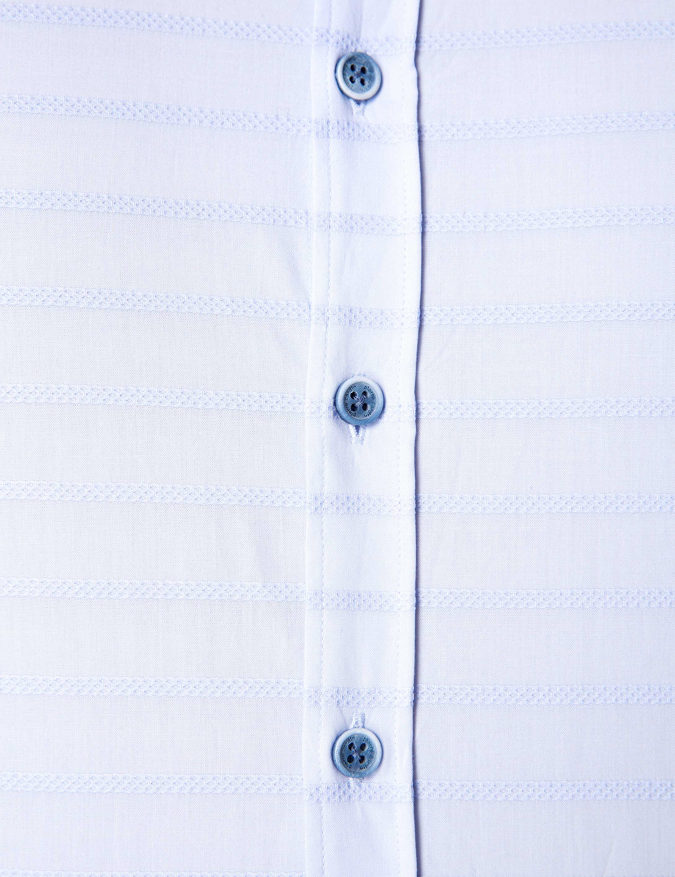 Açık Mavi Slim Fit Uzun Kollu Gömlek - Image 6