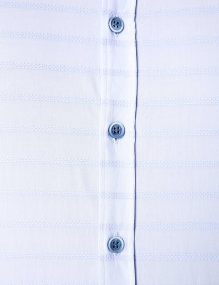 Açık Mavi Slim Fit Uzun Kollu Gömlek - 50200516026