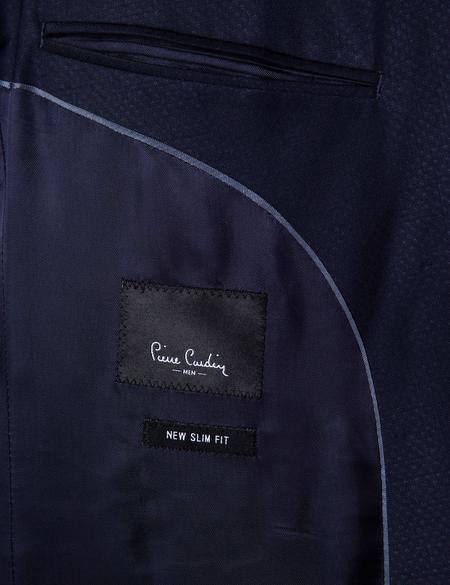 Lacivert Ekstra Slim Fit Yelekli Takım Elbise - 50205404053