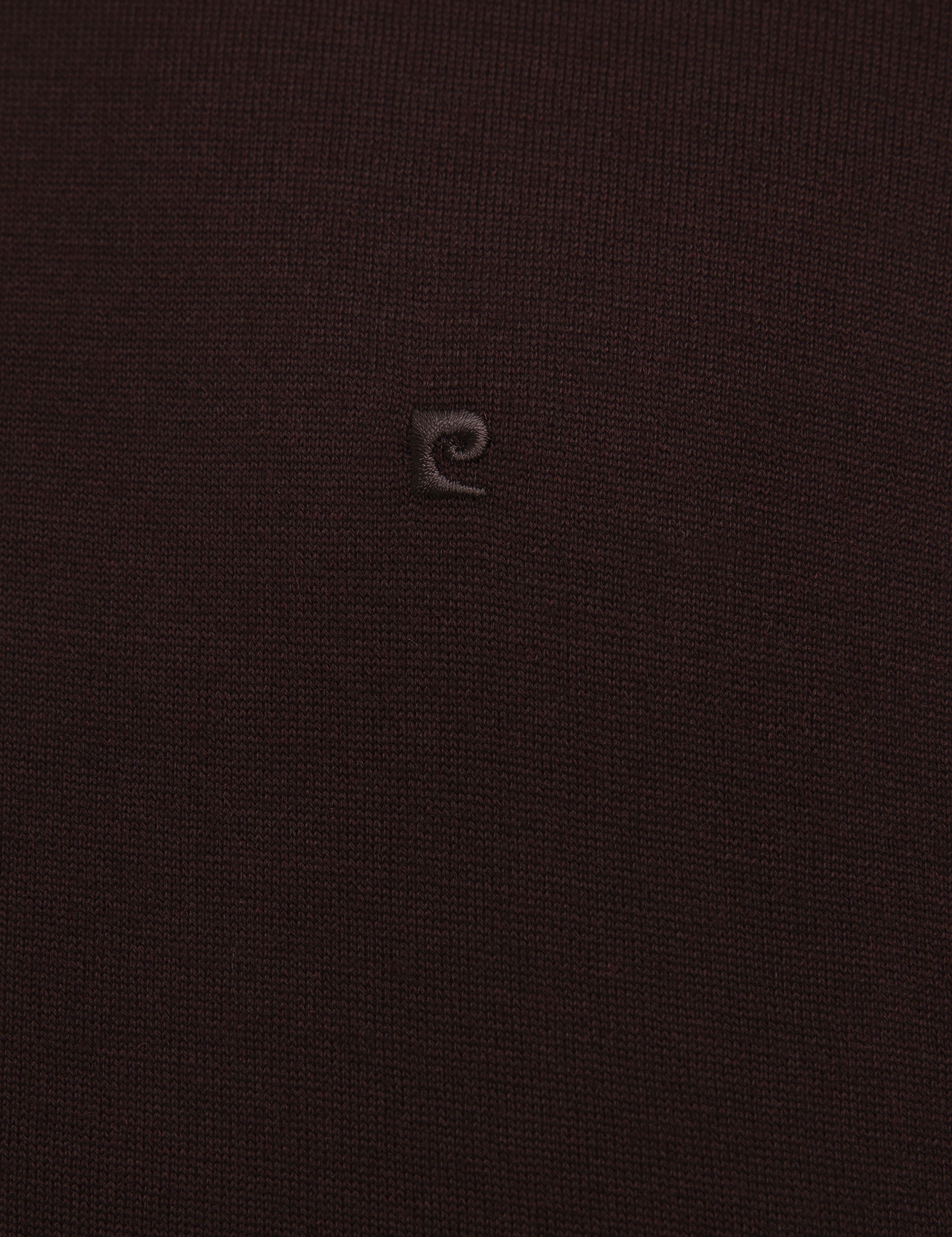 Bordo Slim Fit Yarım Balıkçı Yaka Basic Triko Kazak - Image 6