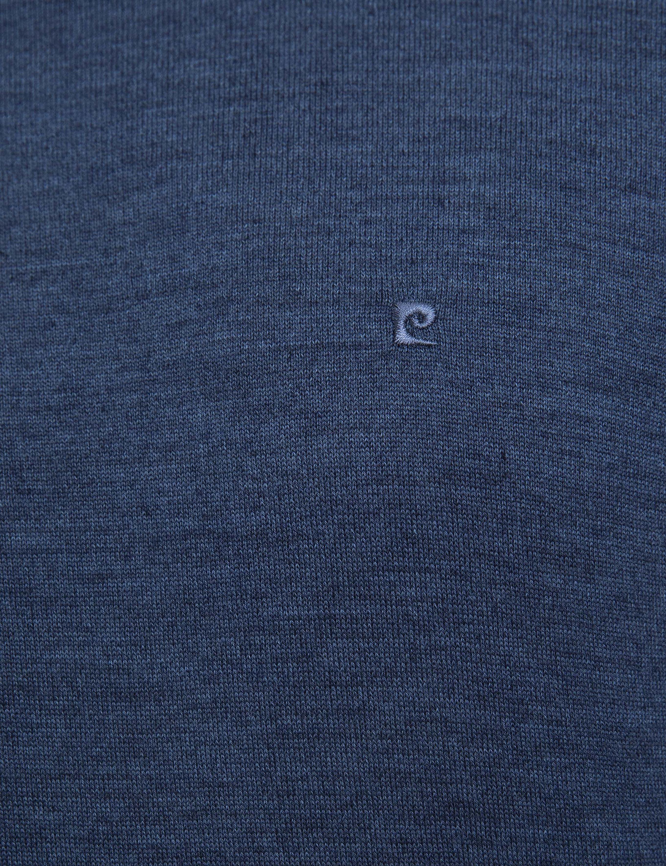 İndigo Slim Fit Basic Kazak