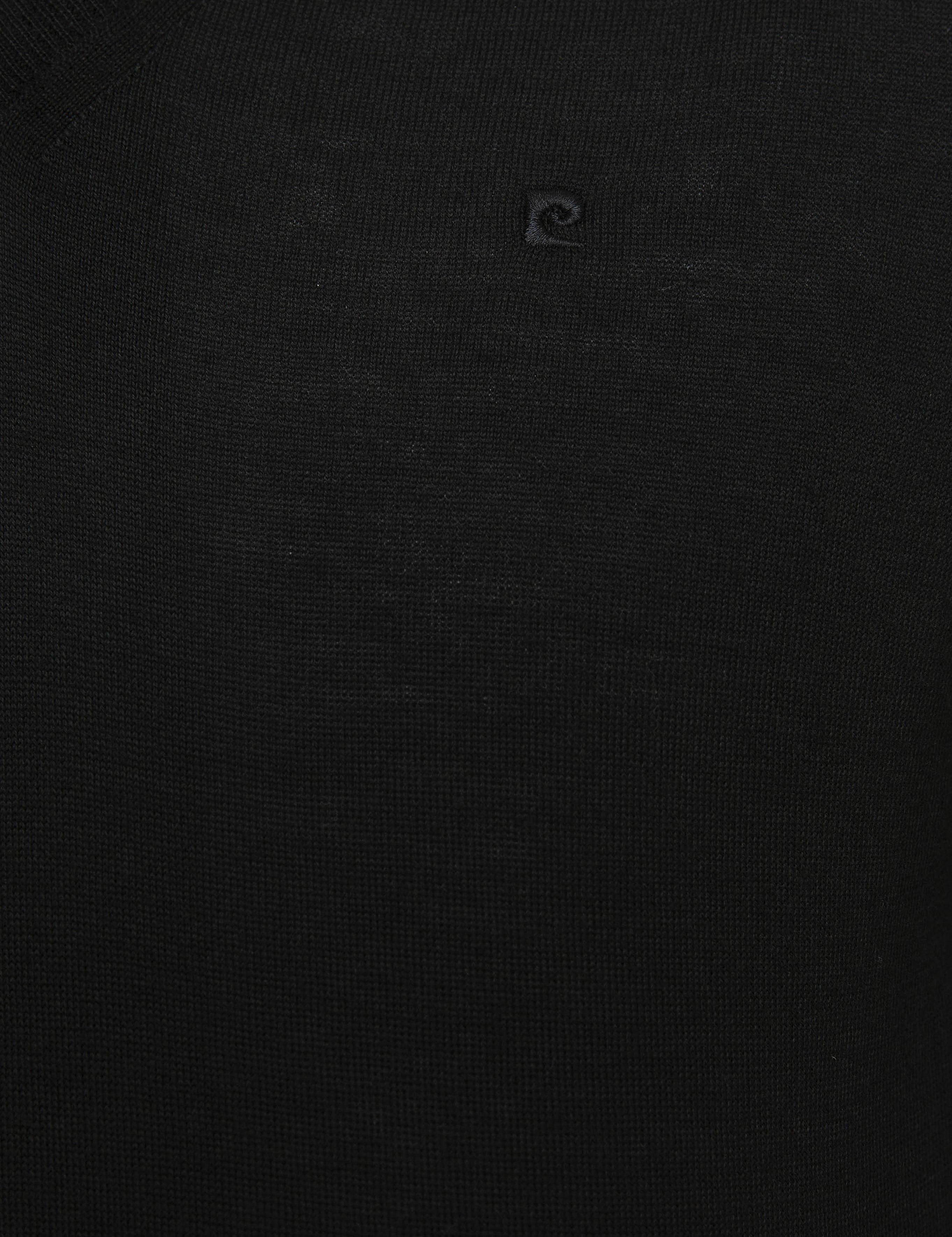 Siyah Slim Fit Basic Kazak