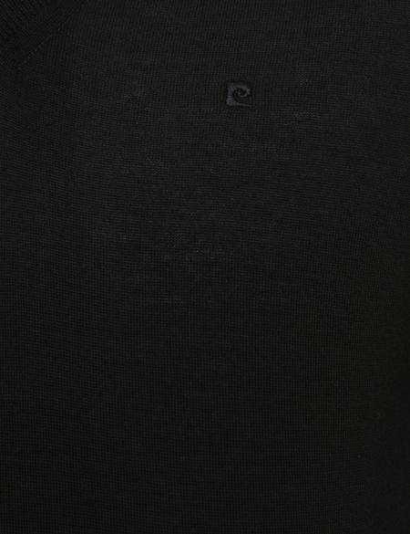 Siyah Slim Fit Basic Kazak - 50206762013