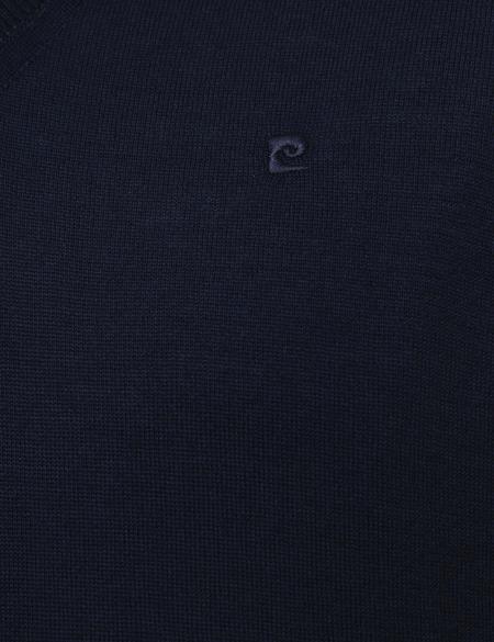 Lacivert Slim Fit Basic Kazak - 50206762024