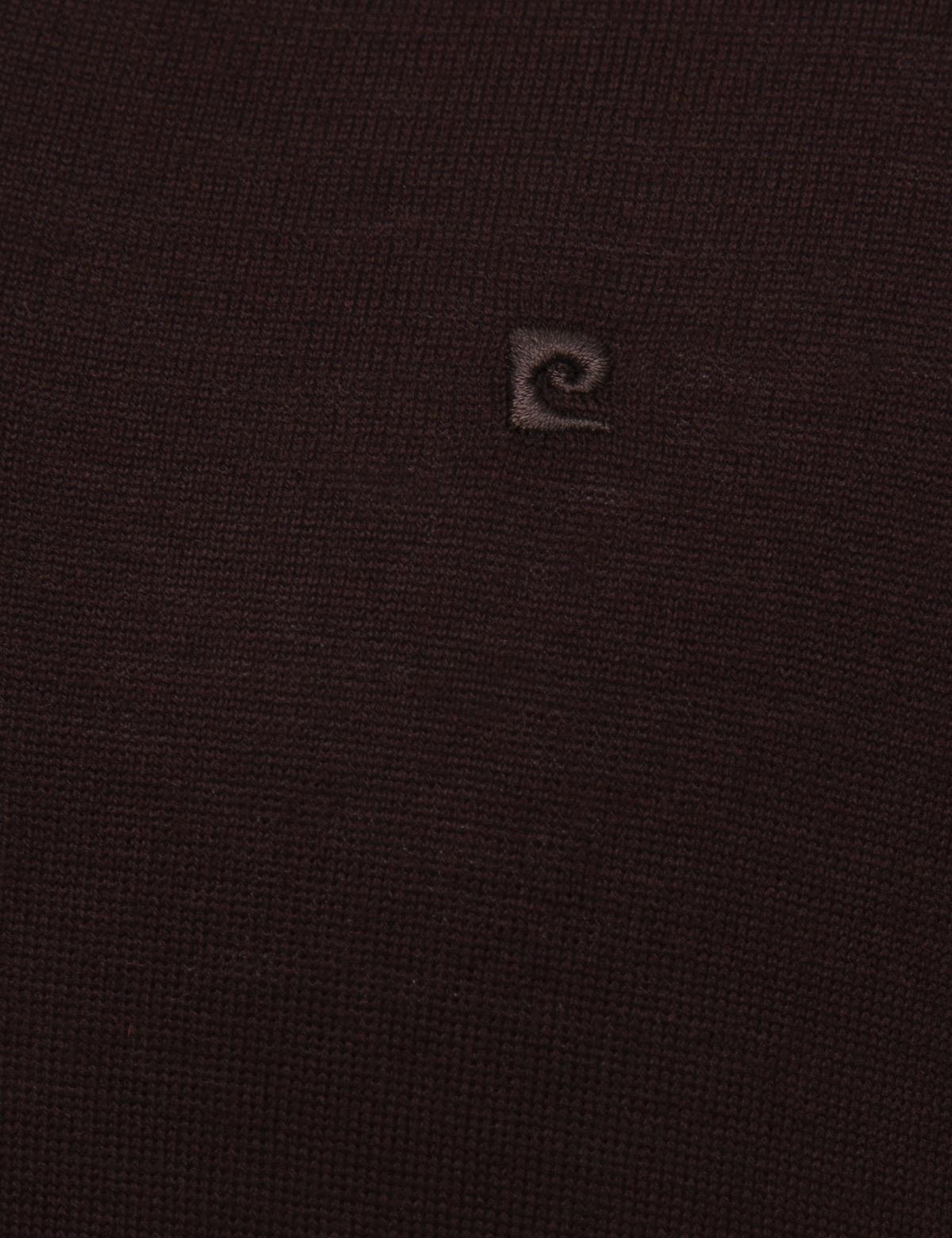 Bordo Slim Fit Basic Triko Kazak - 50206762033