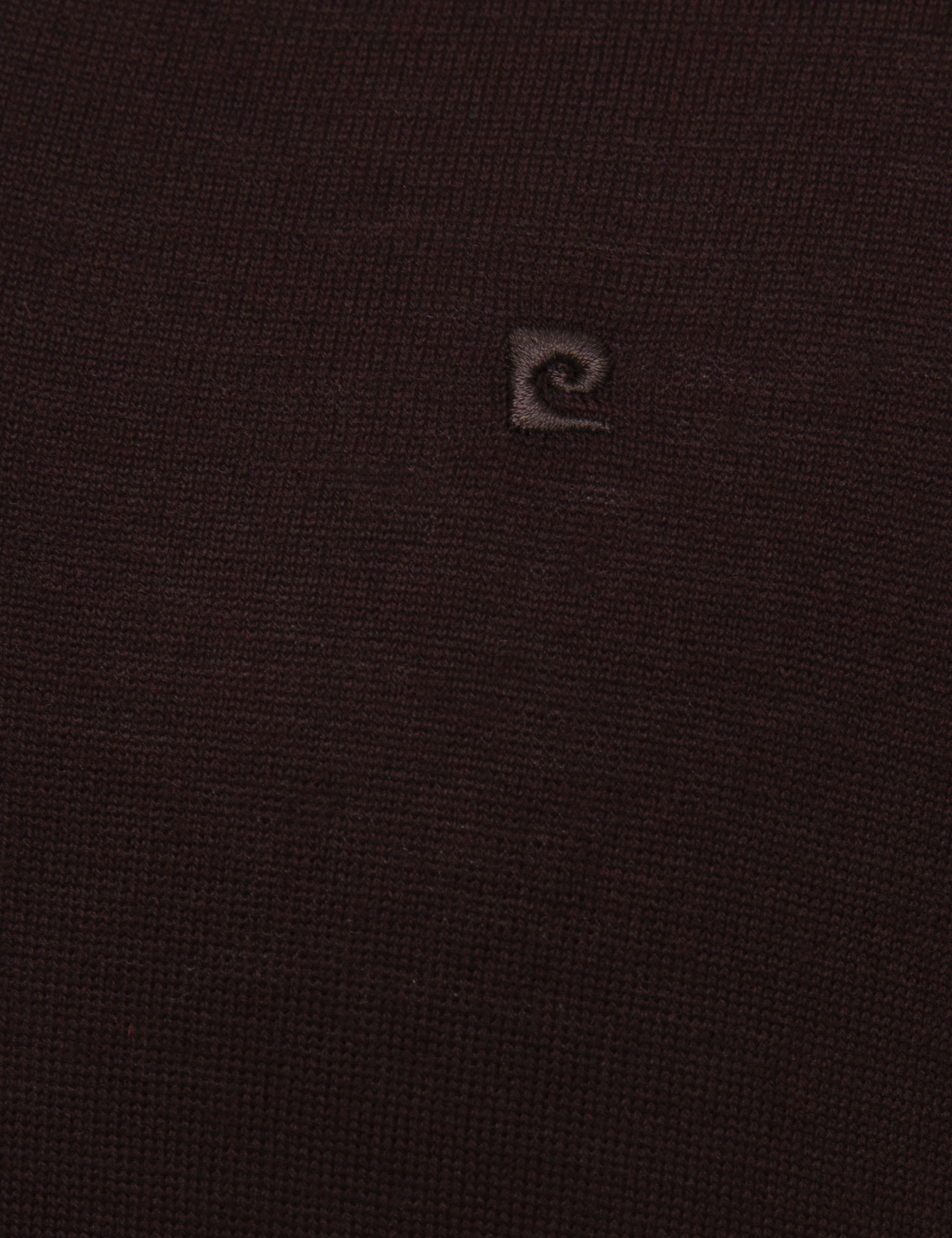 Bordo Slim Fit Basic Triko Kazak