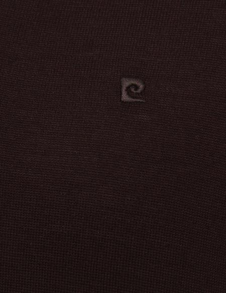 Bordo Slim Fit Basic Triko Kazak - 50206762033