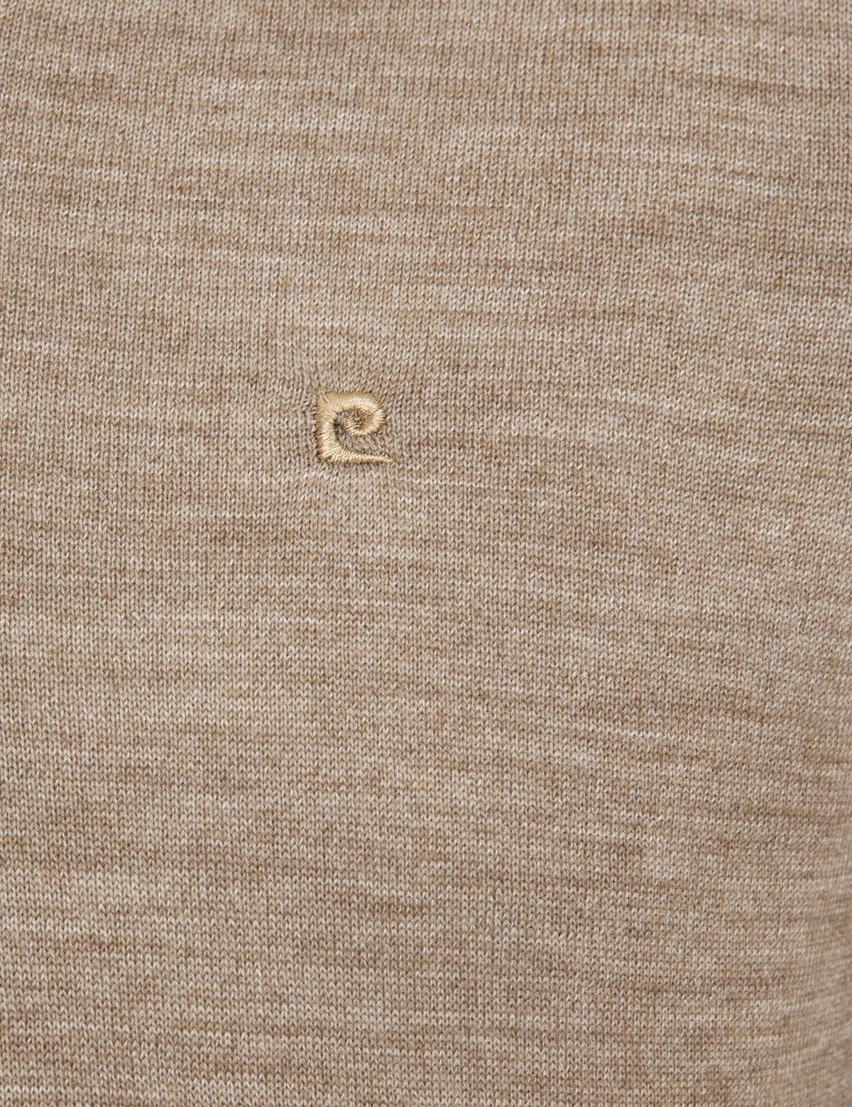 Taş Slim Fit V Yaka Yün Karışımlı Basic Triko Kazak - 50206762103