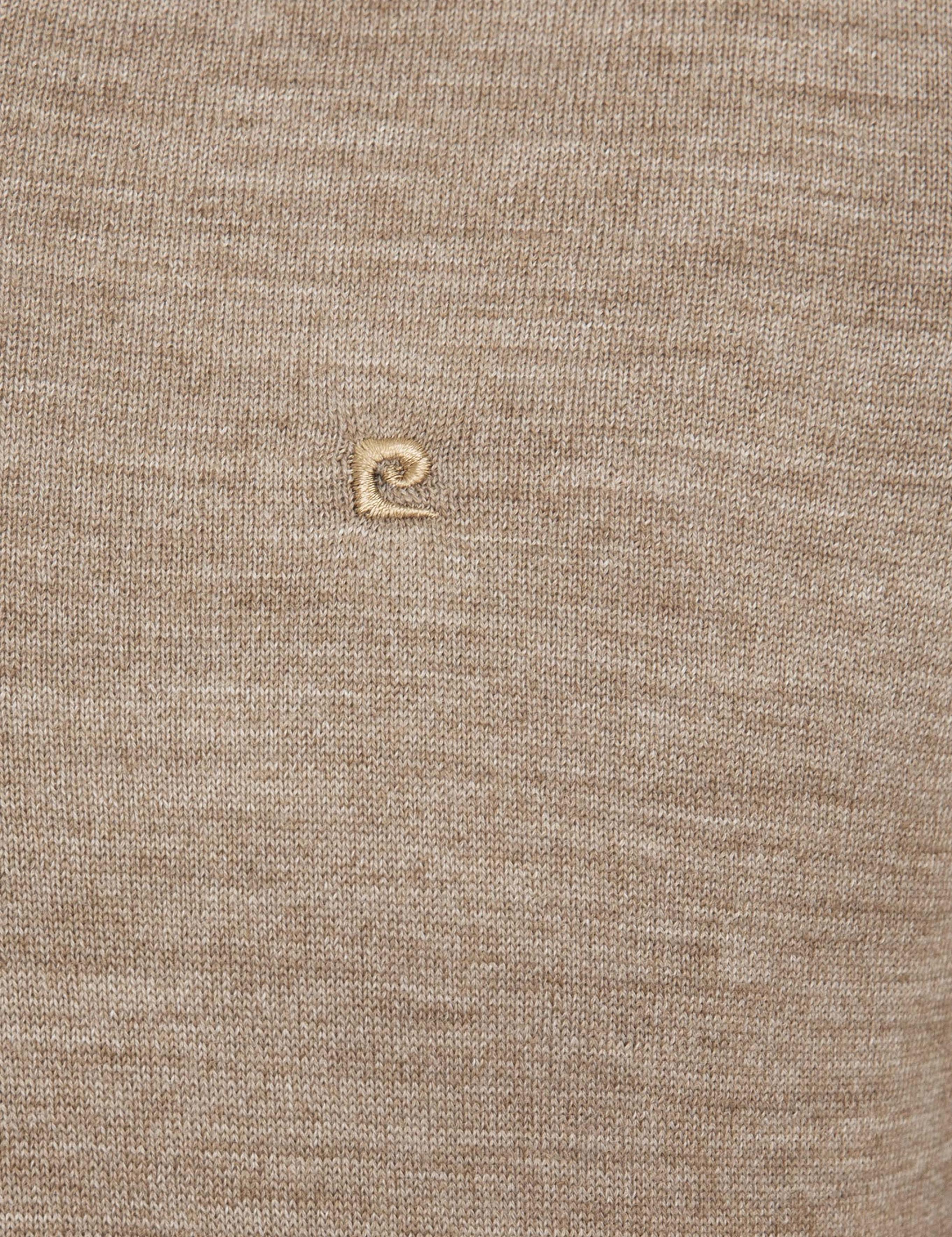 Taş Slim Fit V Yaka Yün Karışımlı Basic Triko Kazak